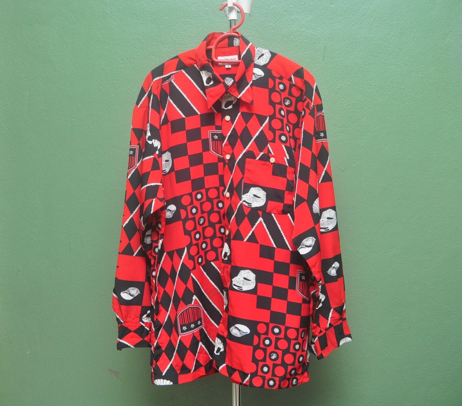 Japanese Brand Vintage Passage Club Multicolour Fullprint Button up Shirt Size US XL / EU 56 / 4 - 1 Thumbnail