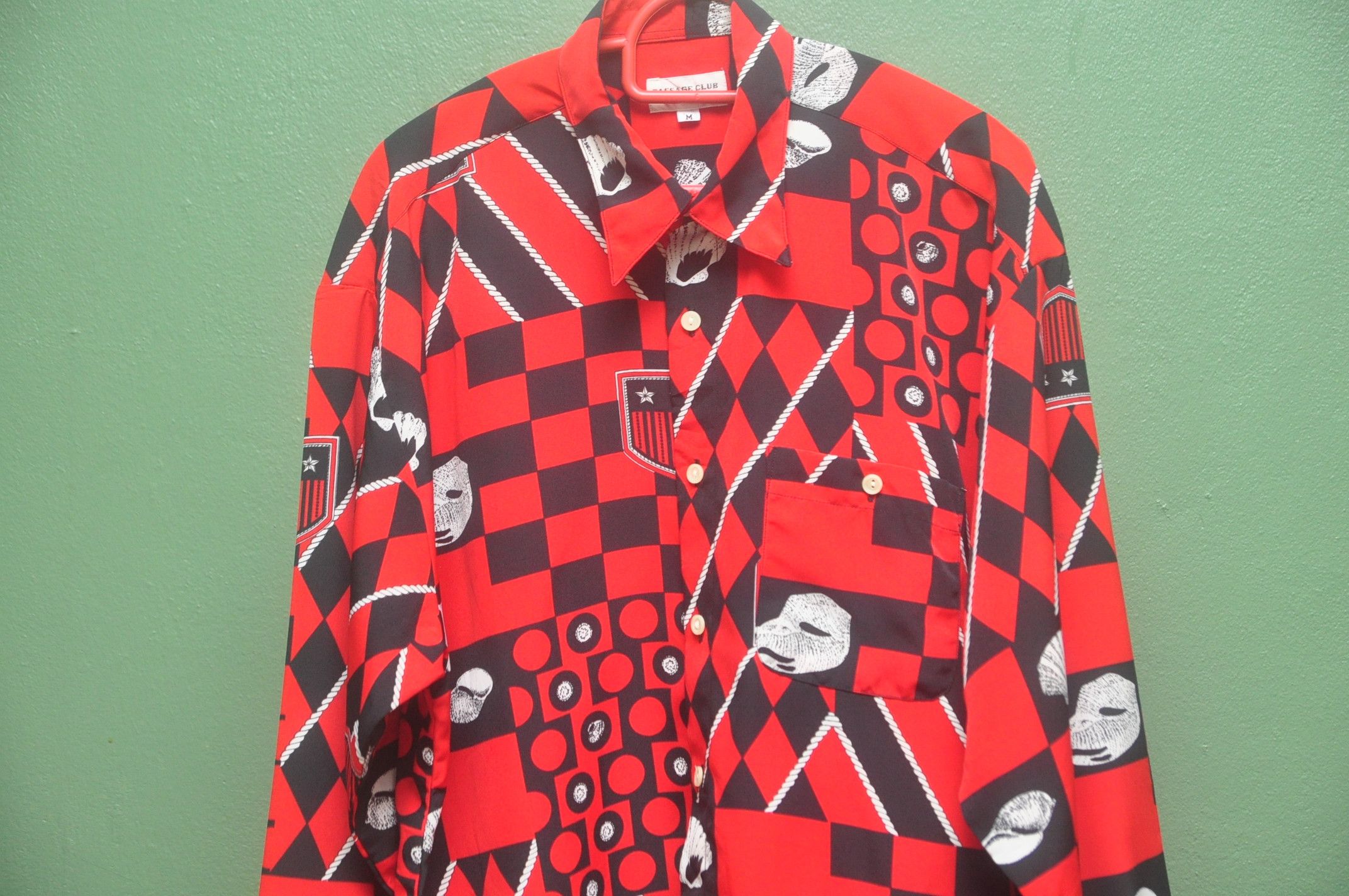 Japanese Brand Vintage Passage Club Multicolour Fullprint Button up Shirt Size US XL / EU 56 / 4 - 3 Thumbnail