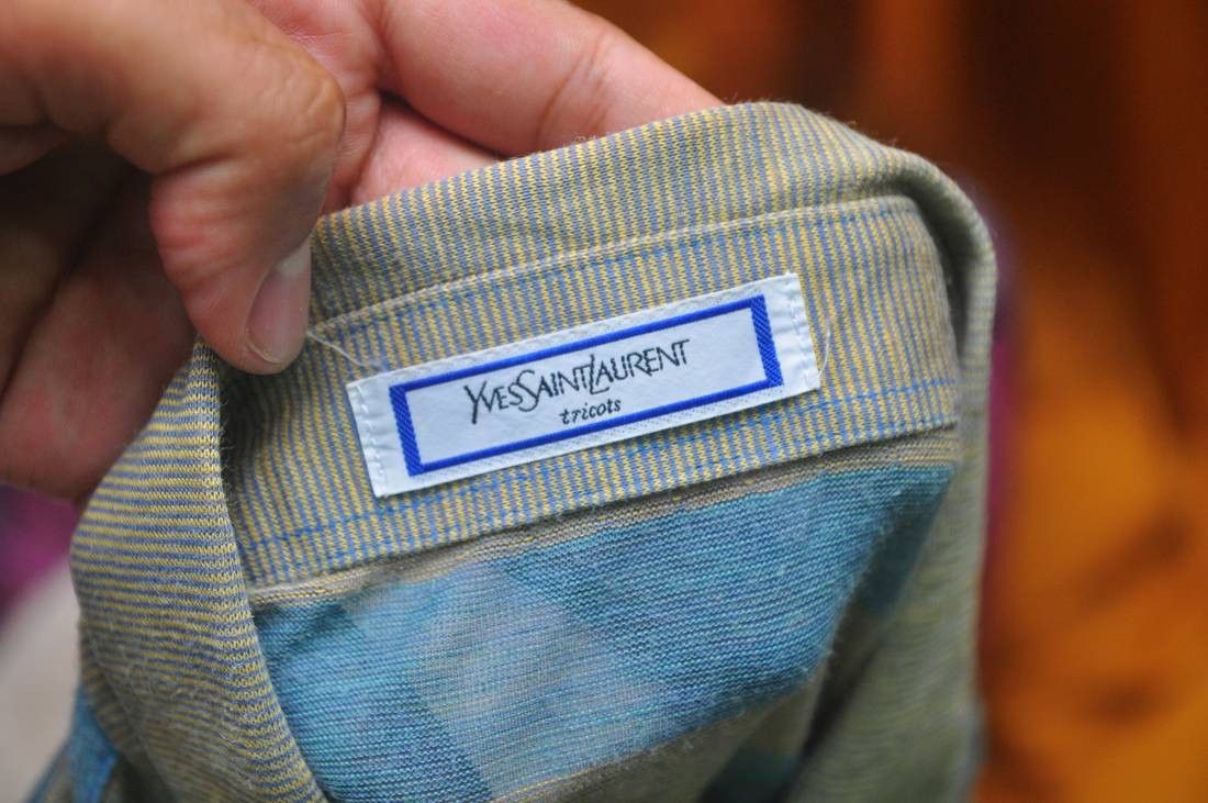 Japanese Brand × Vintage Vintage YSL Vyes Saint lauren Designer Fashion Style Size US M / EU 48-50 / 2 - 5 Thumbnail
