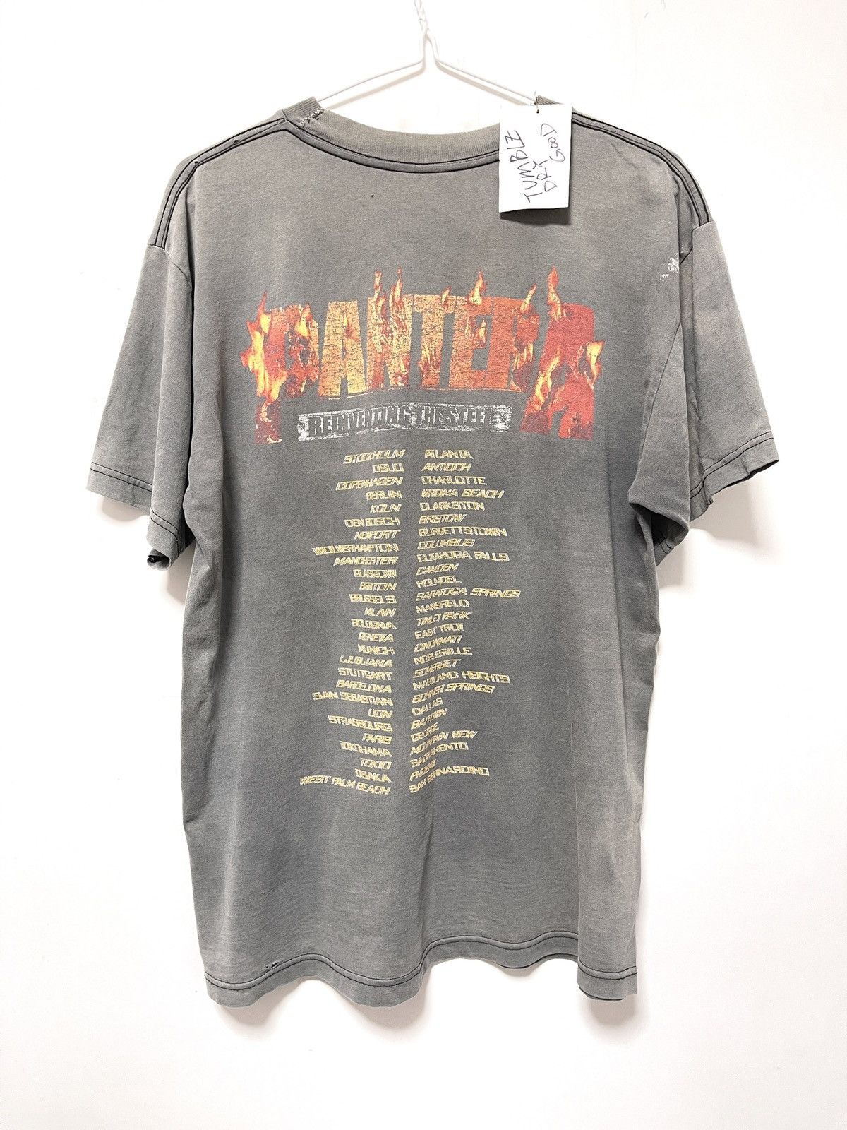 Band Tees × Vintage Vintage PANTERA Tee Size US XL / EU 56 / 4 - 2 Thumbnail