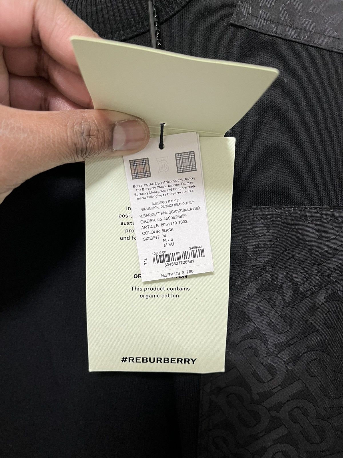 Burberry Sweatshirt Sz M