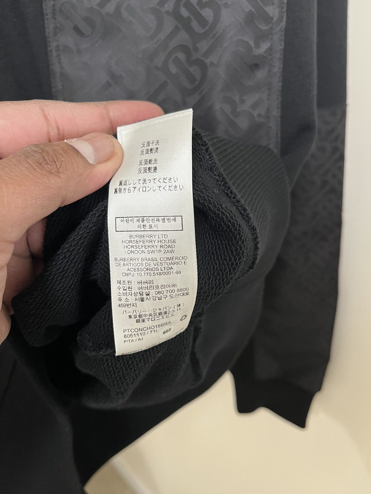 Burberry Sweatshirt Sz M