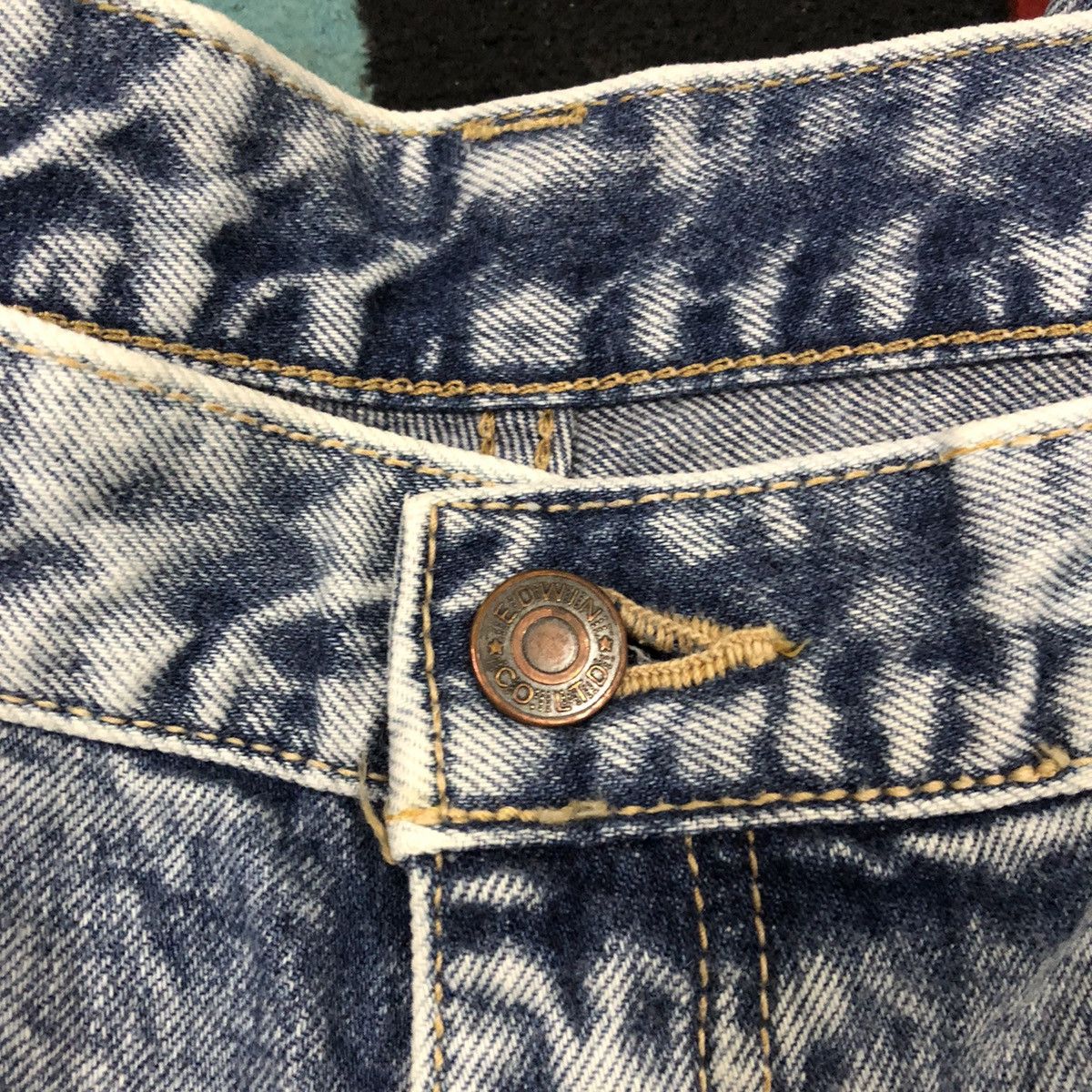 Edwin Vintage Edwin Wide Leg acid wash jeans Size US 32 / EU 48 - 10 Thumbnail