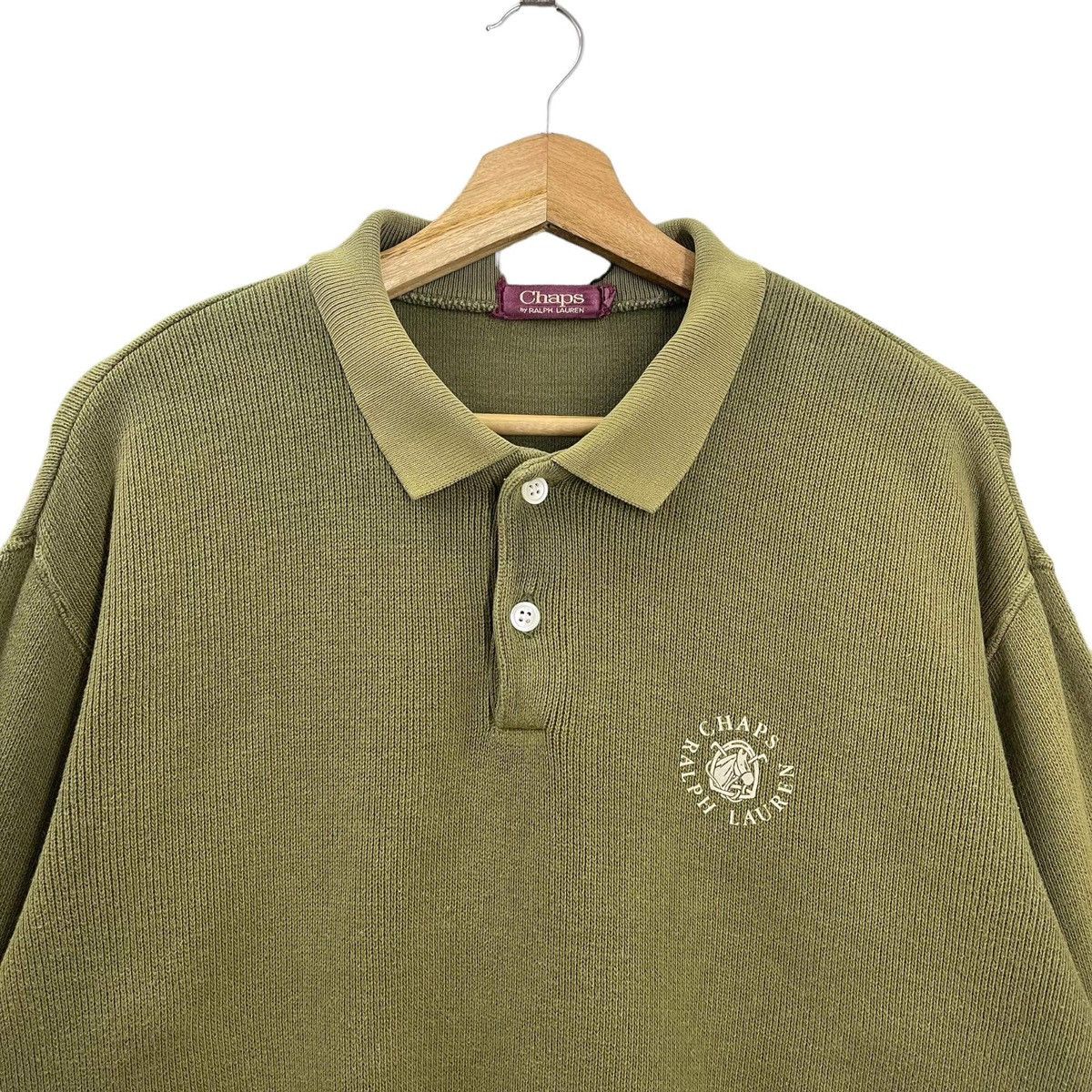 Chaps Ralph Lauren Vintage 90s Chaps Ralph Lauren Collar Sweatshirt Size M Size US M / EU 48-50 / 2 - 4 Thumbnail