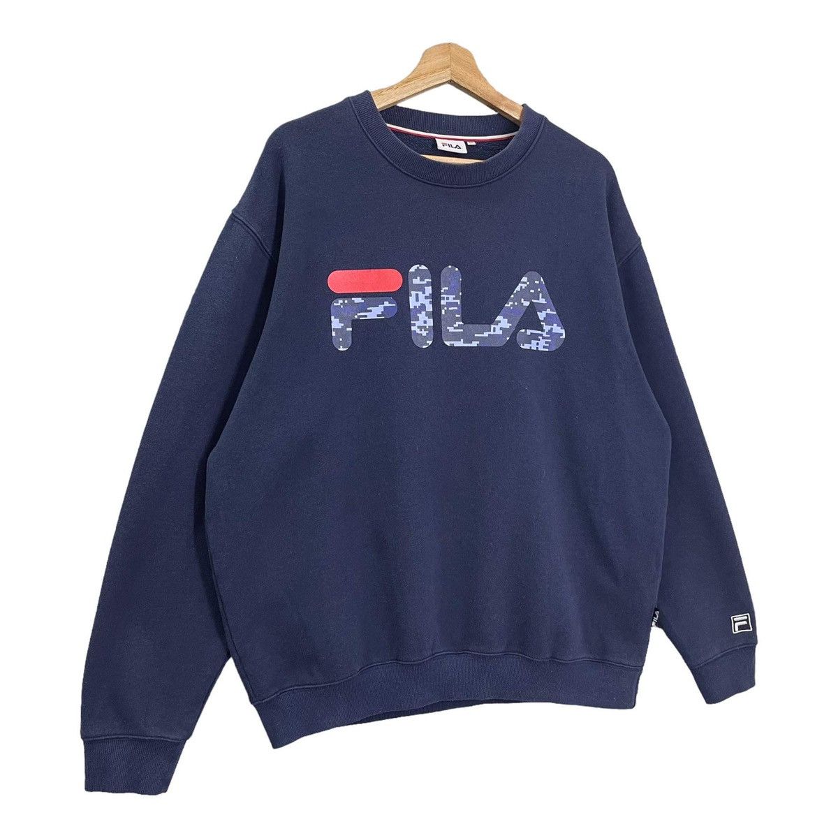 Fila Vintage Fila Big Logo Crewneck Sweatshirt Size XL Size US XL / EU 56 / 4 - 2 Thumbnail