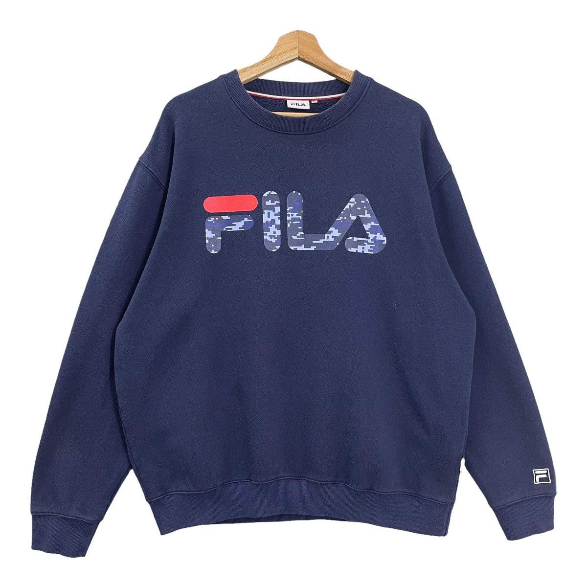 Fila Vintage Fila Big Logo Crewneck Sweatshirt Size XL Size US XL / EU 56 / 4 - 1 Thumbnail