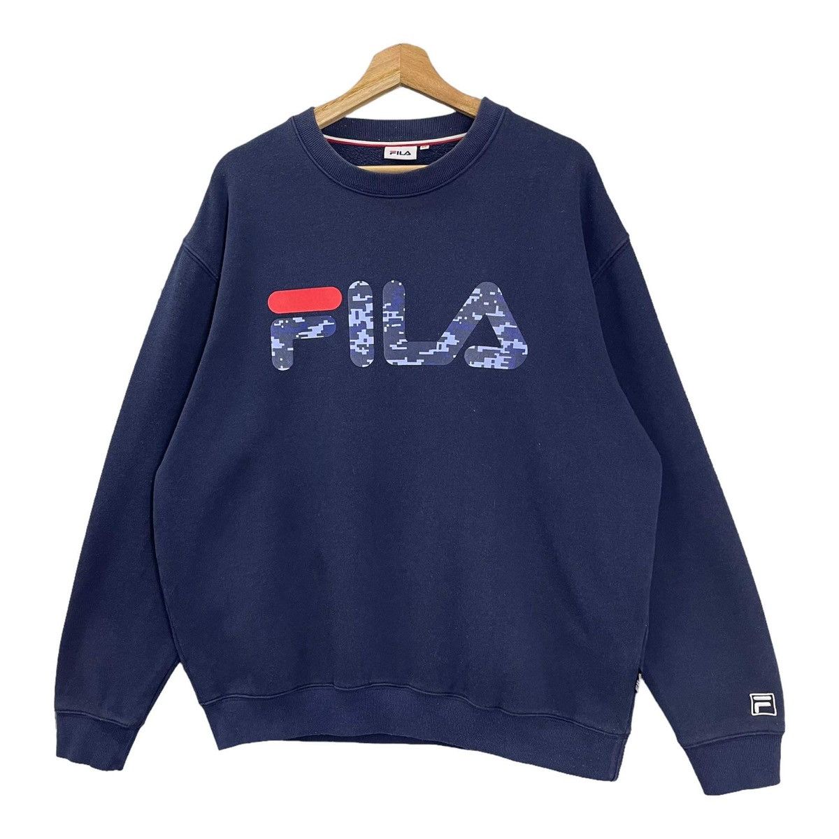 Fila Vintage Fila Big Logo Crewneck Sweatshirt Size XL Size US XL / EU 56 / 4 - 3 Thumbnail