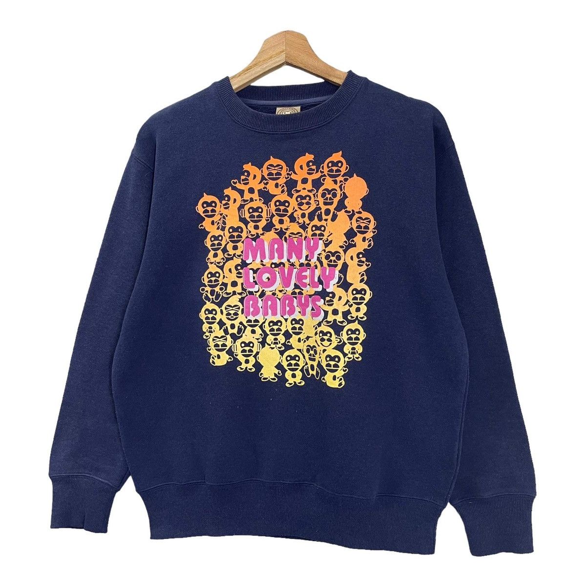 Japanese Brand × Vintage Uittg Baby Big Logo Crewneck Sweatshirt Size M Size US M / EU 48-50 / 2 - 3 Thumbnail