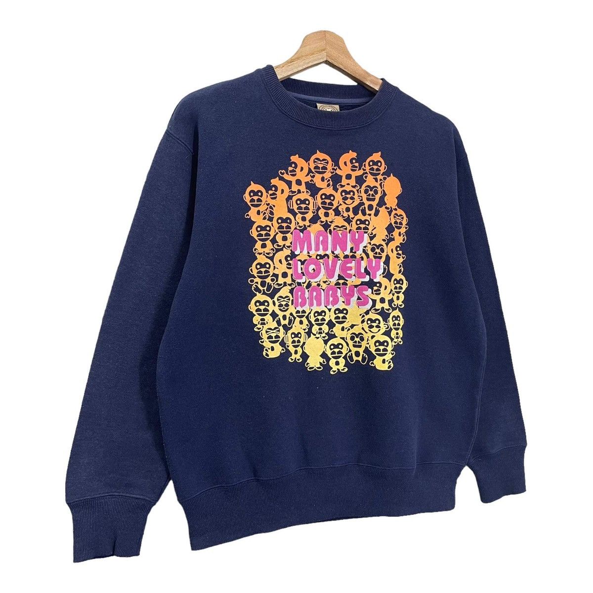 Japanese Brand × Vintage Uittg Baby Big Logo Crewneck Sweatshirt Size M Size US M / EU 48-50 / 2 - 2 Thumbnail