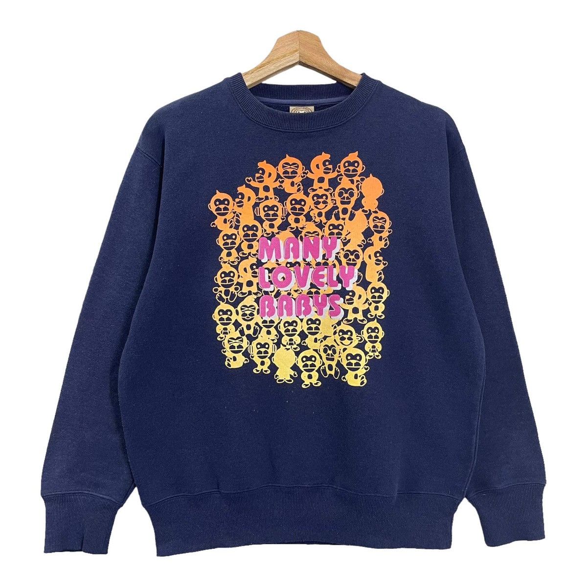 Japanese Brand × Vintage Uittg Baby Big Logo Crewneck Sweatshirt Size M Size US M / EU 48-50 / 2 - 1 Thumbnail