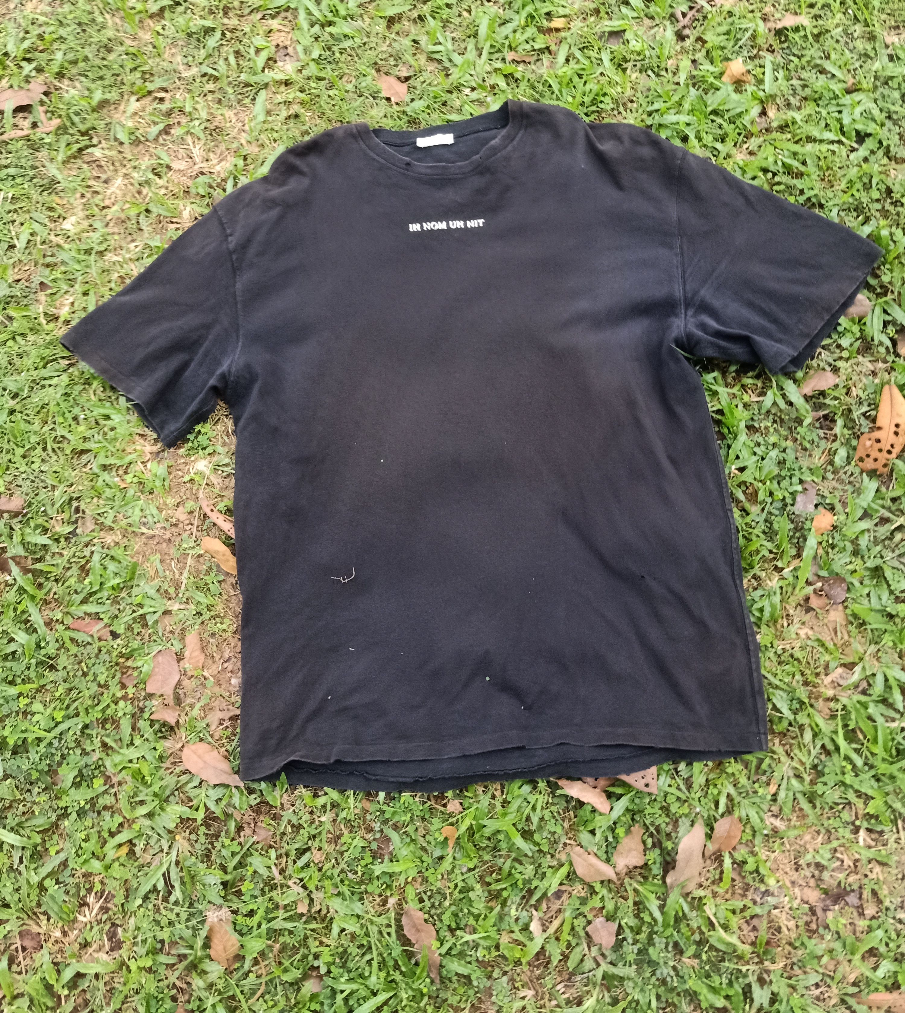 Ih Nom Uh Nit Black David Bowie Distressed Oversized tee Size US L / EU 52-54 / 3 - 2 Thumbnail