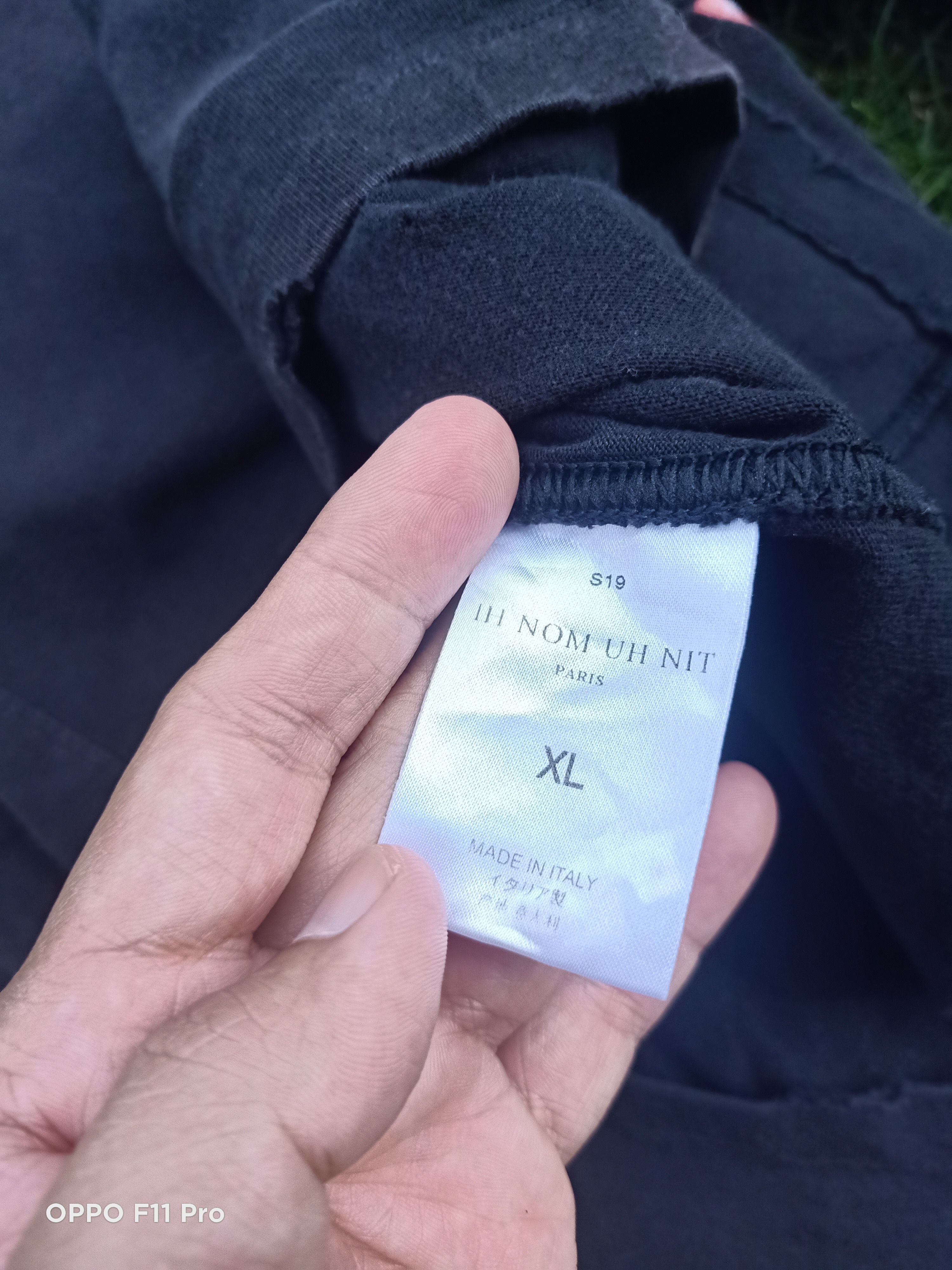Ih Nom Uh Nit Black David Bowie Distressed Oversized tee Size US L / EU 52-54 / 3 - 5 Thumbnail