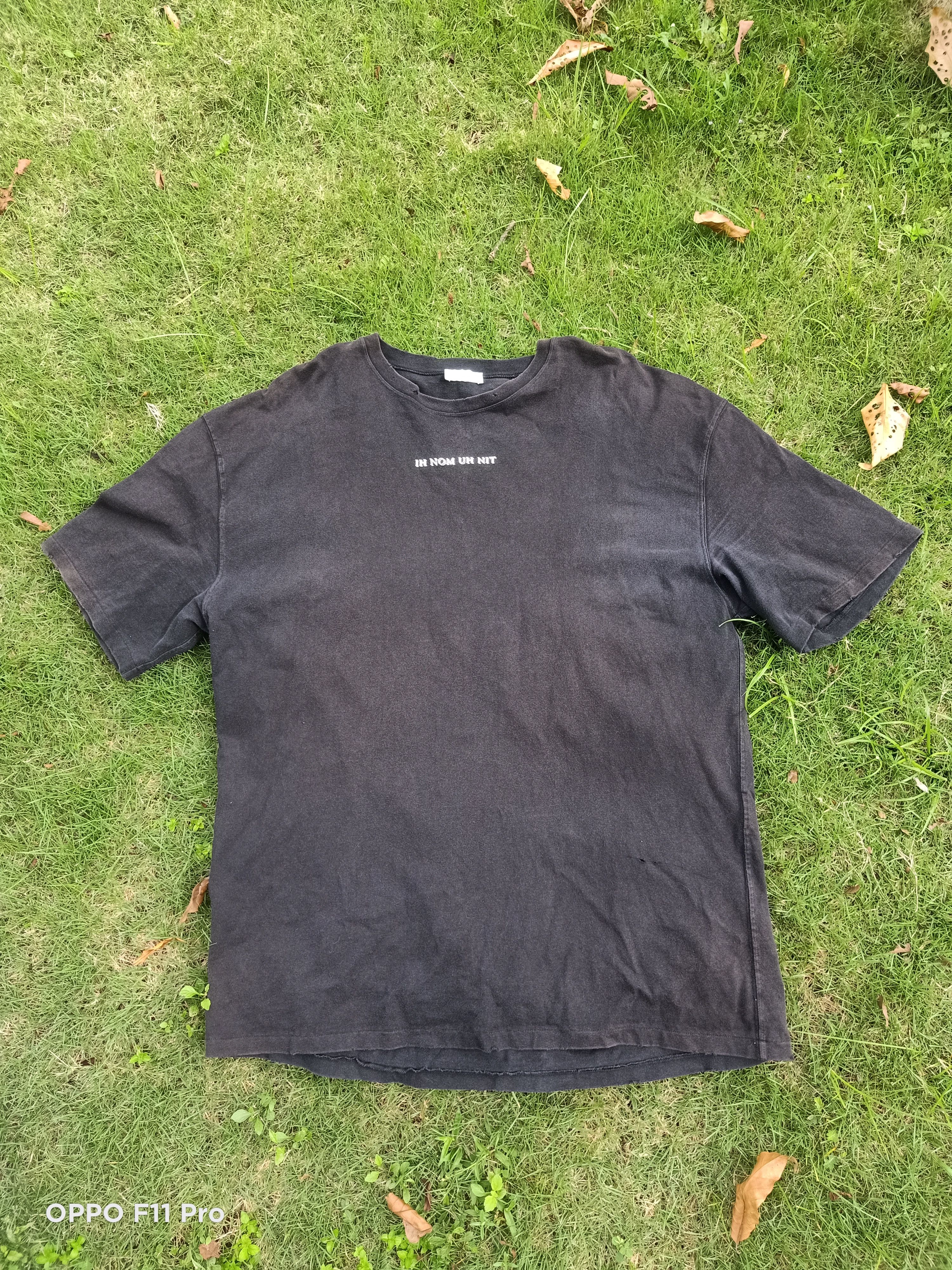 Ih Nom Uh Nit Black David Bowie Distressed Oversized tee Size US L / EU 52-54 / 3 - 3 Thumbnail