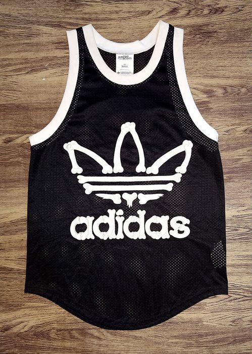 Adidas ADIDAS X JEREMY SCOTT OBYO BONES TREFOIL TANK TOP NOT BAPE