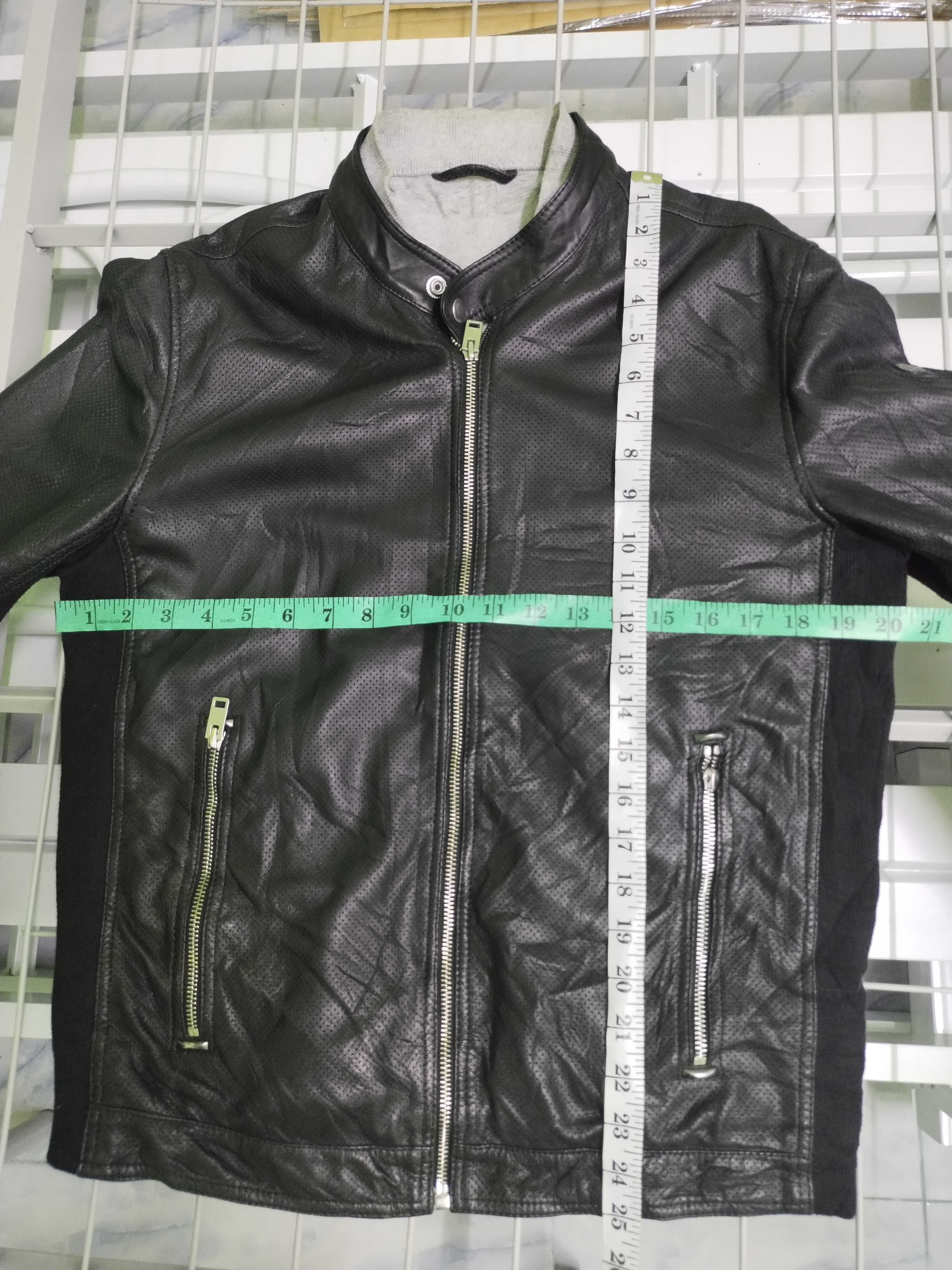 Diesel Vintage DIESEL FRANKLIN Biker Genuine Leather Coat Jacket Size US L / EU 52-54 / 3 - 19 Thumbnail