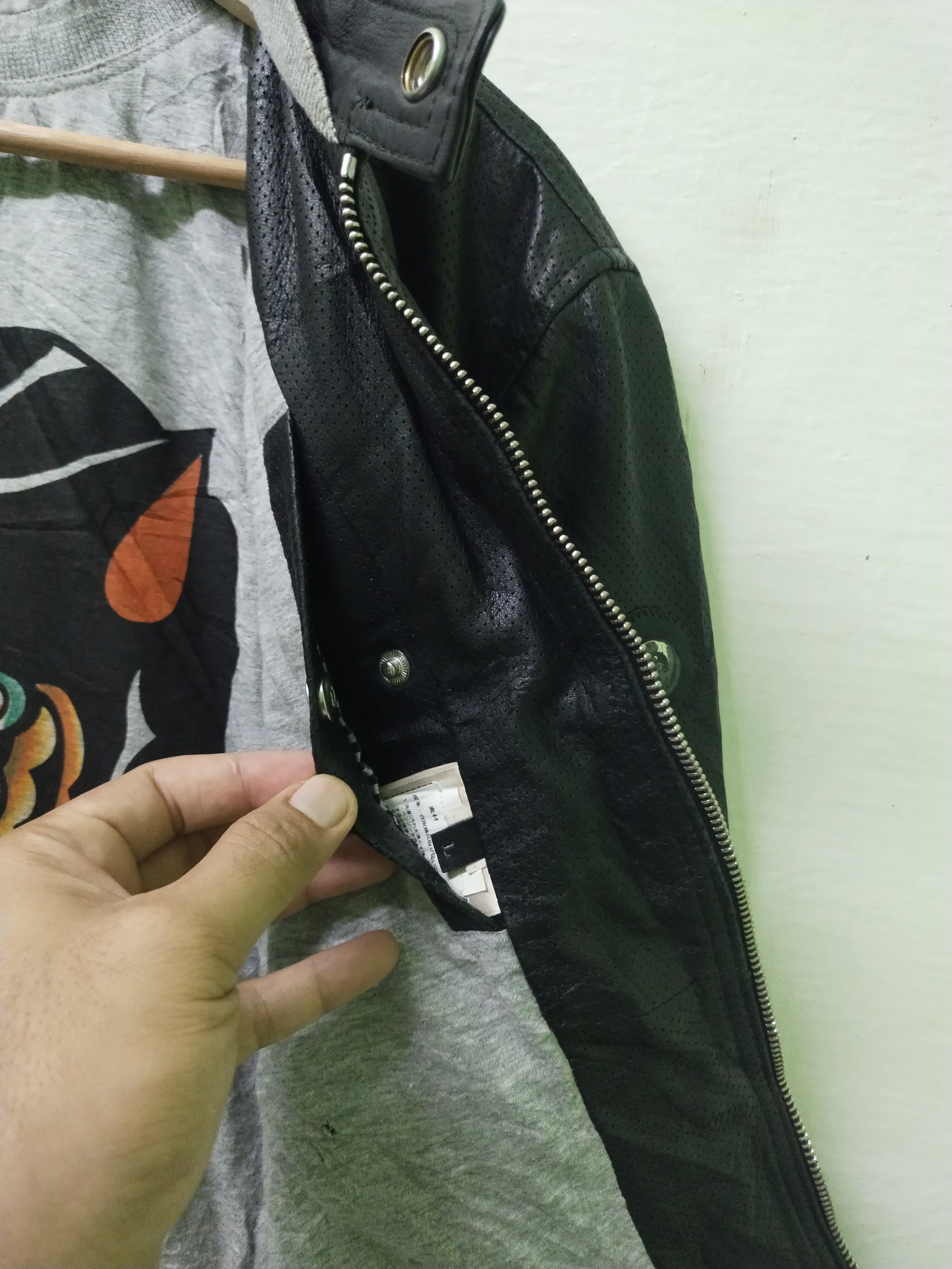Diesel Vintage DIESEL FRANKLIN Biker Genuine Leather Coat Jacket Size US L / EU 52-54 / 3 - 15 Thumbnail