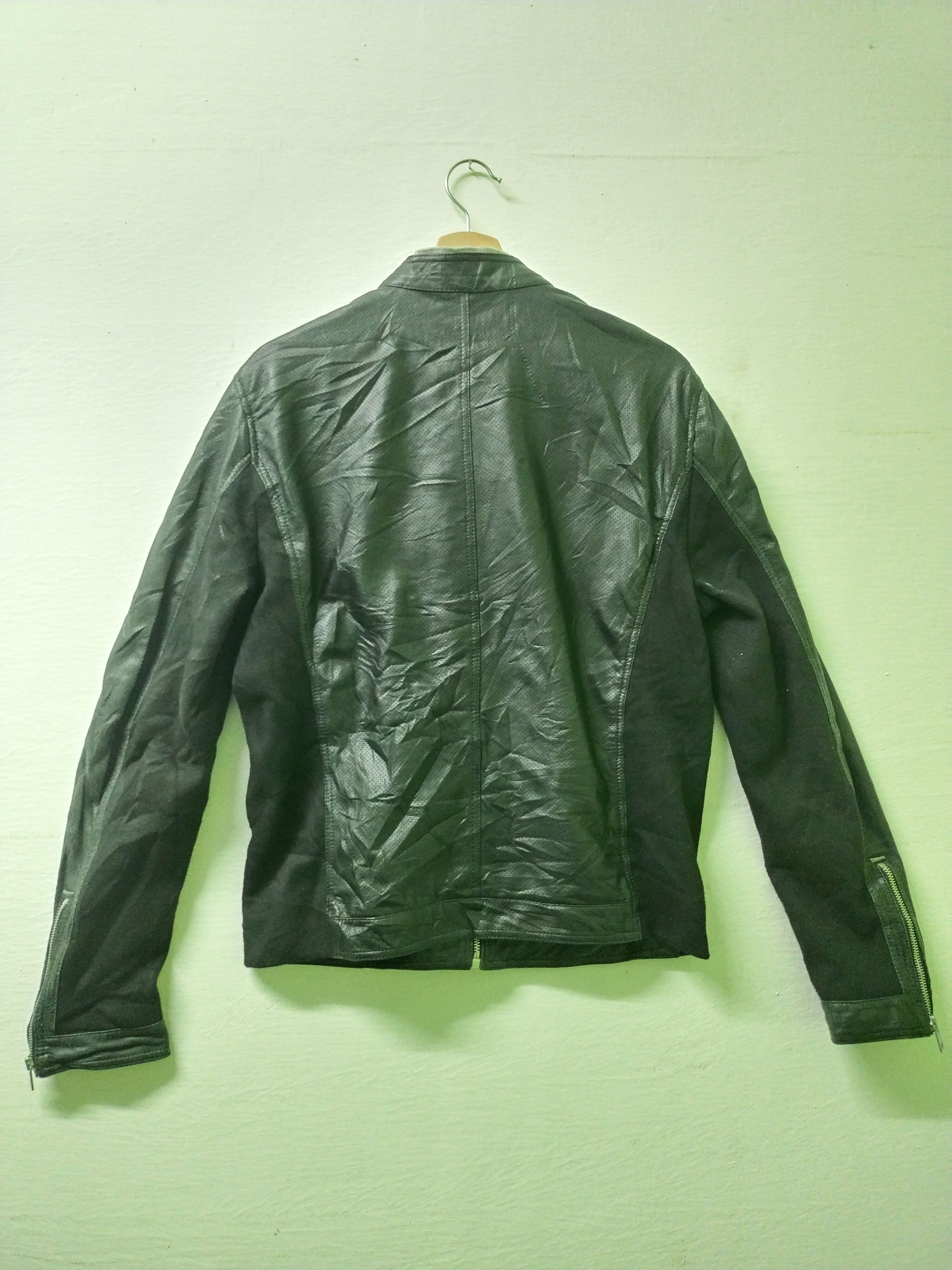 Diesel Vintage DIESEL FRANKLIN Biker Genuine Leather Coat Jacket Size US L / EU 52-54 / 3 - 13 Thumbnail