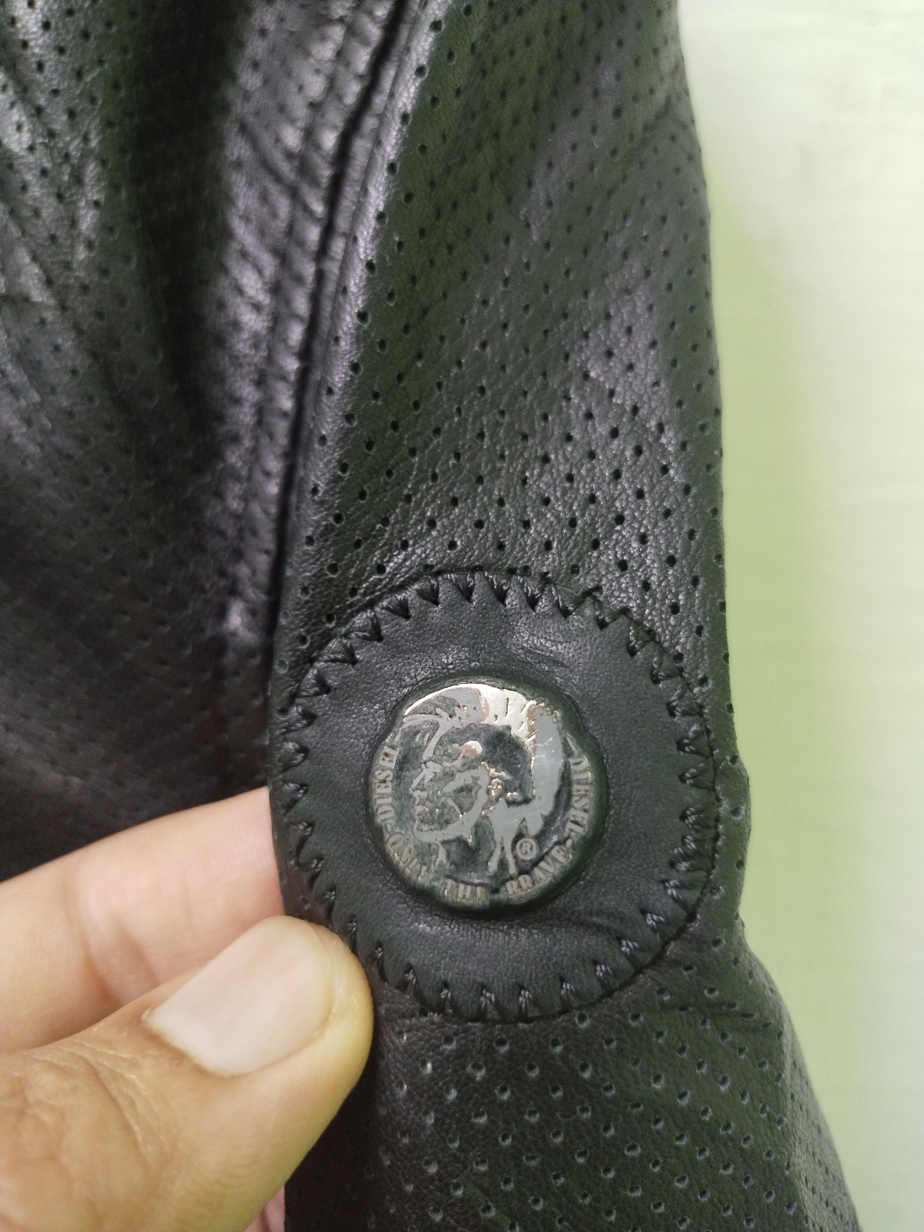Diesel Vintage DIESEL FRANKLIN Biker Genuine Leather Coat Jacket Size US L / EU 52-54 / 3 - 4 Thumbnail