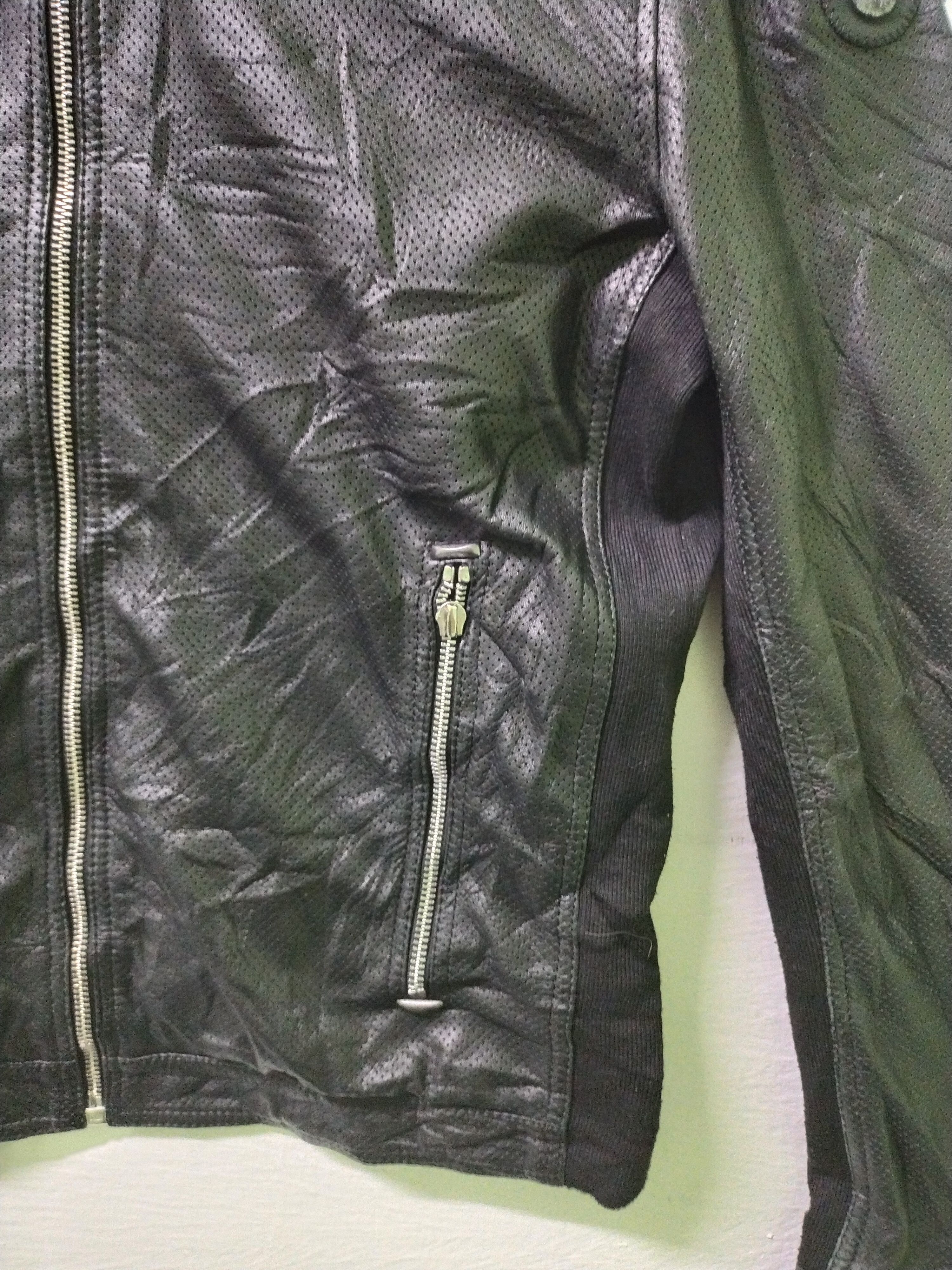 Diesel Vintage DIESEL FRANKLIN Biker Genuine Leather Coat Jacket Size US L / EU 52-54 / 3 - 11 Thumbnail