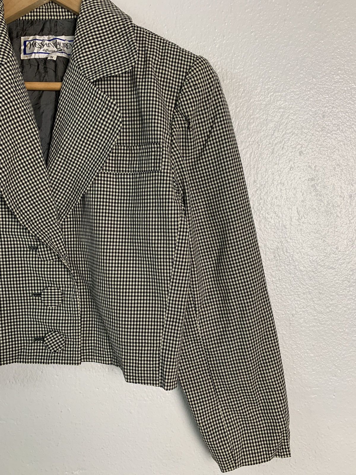 Yves Saint Laurent Yves Saint Laurent Crop Jacket Size S / US 4 / IT 40 - 2 Thumbnail