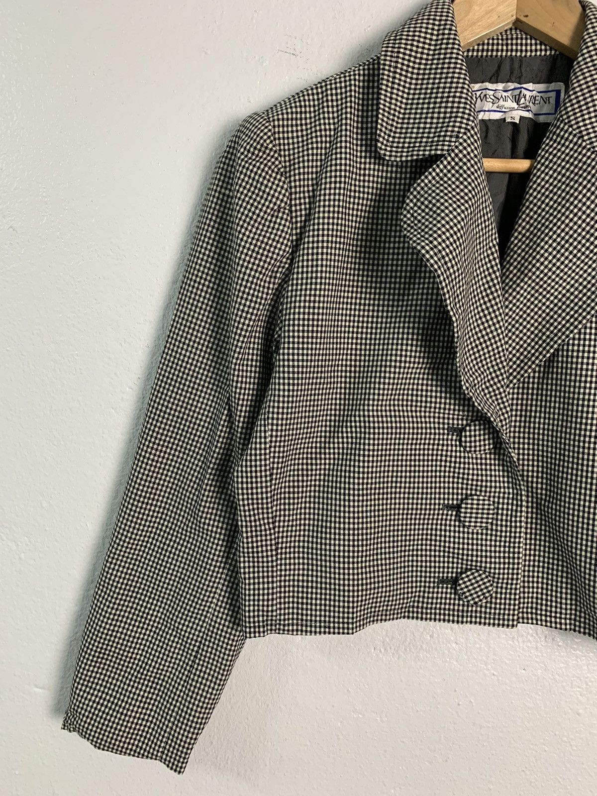 Yves Saint Laurent Yves Saint Laurent Crop Jacket Size S / US 4 / IT 40 - 3 Thumbnail