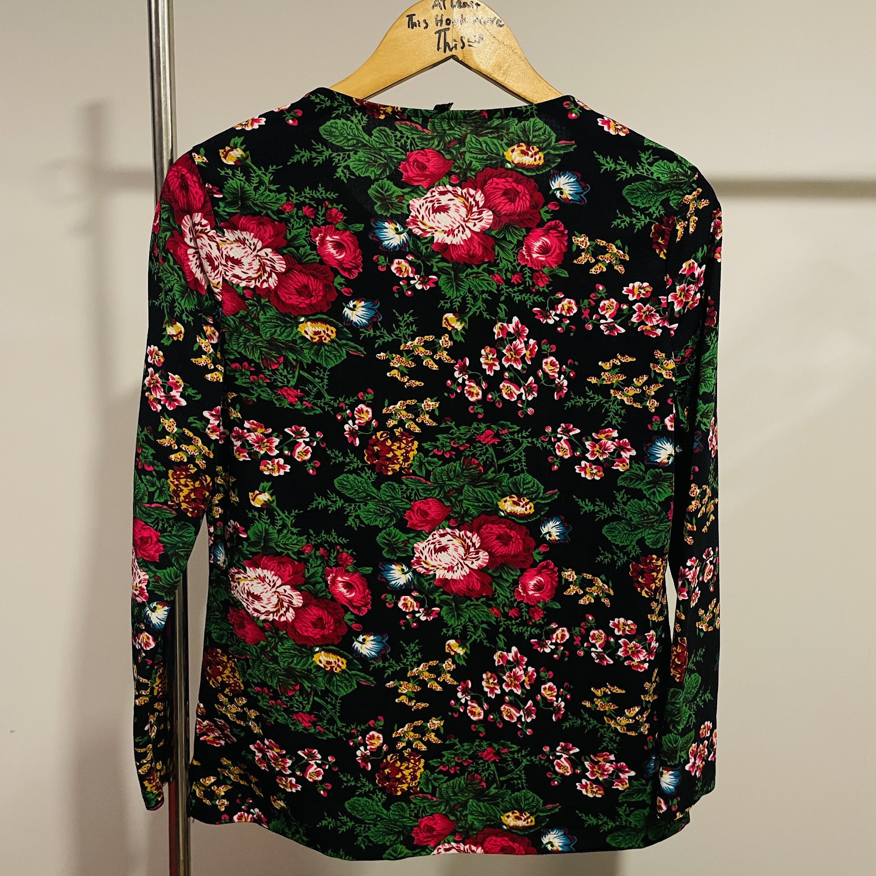 If Six Was Nine Japanese Floral OVP Boat Neck Top Size ONE SIZE - 4 Thumbnail