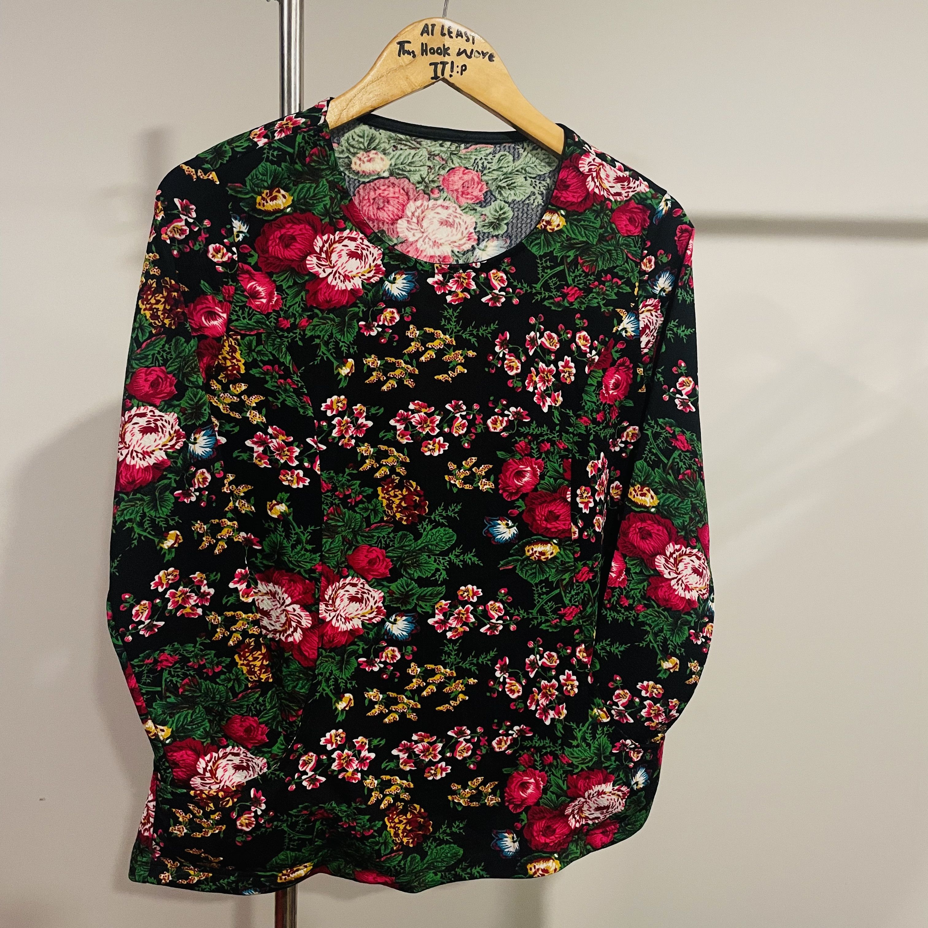 If Six Was Nine Japanese Floral OVP Boat Neck Top Size ONE SIZE - 3 Thumbnail