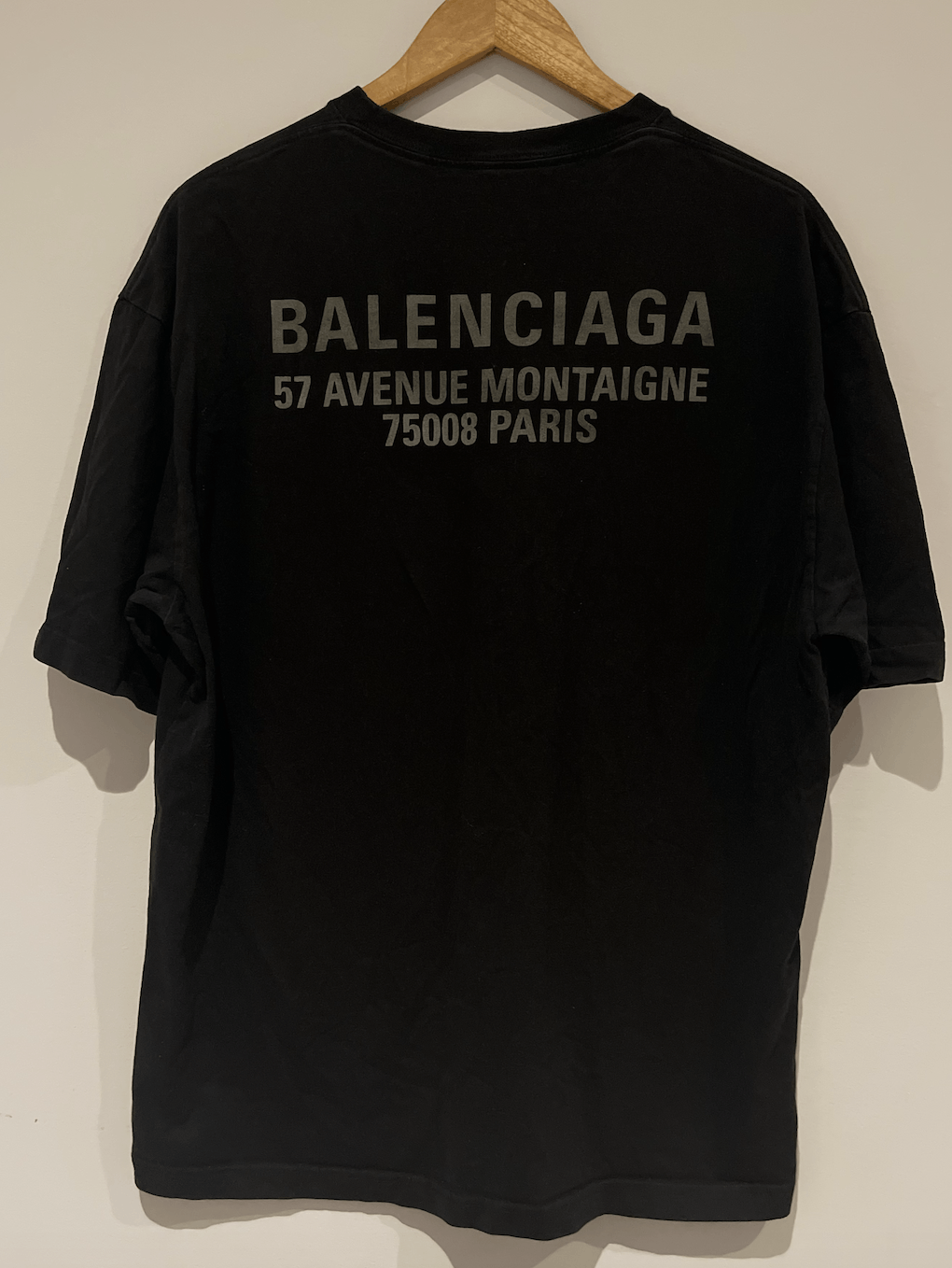 Balenciaga NEW BALENCIAGA LOGO OUT NOW Black Logo Tee Grailed