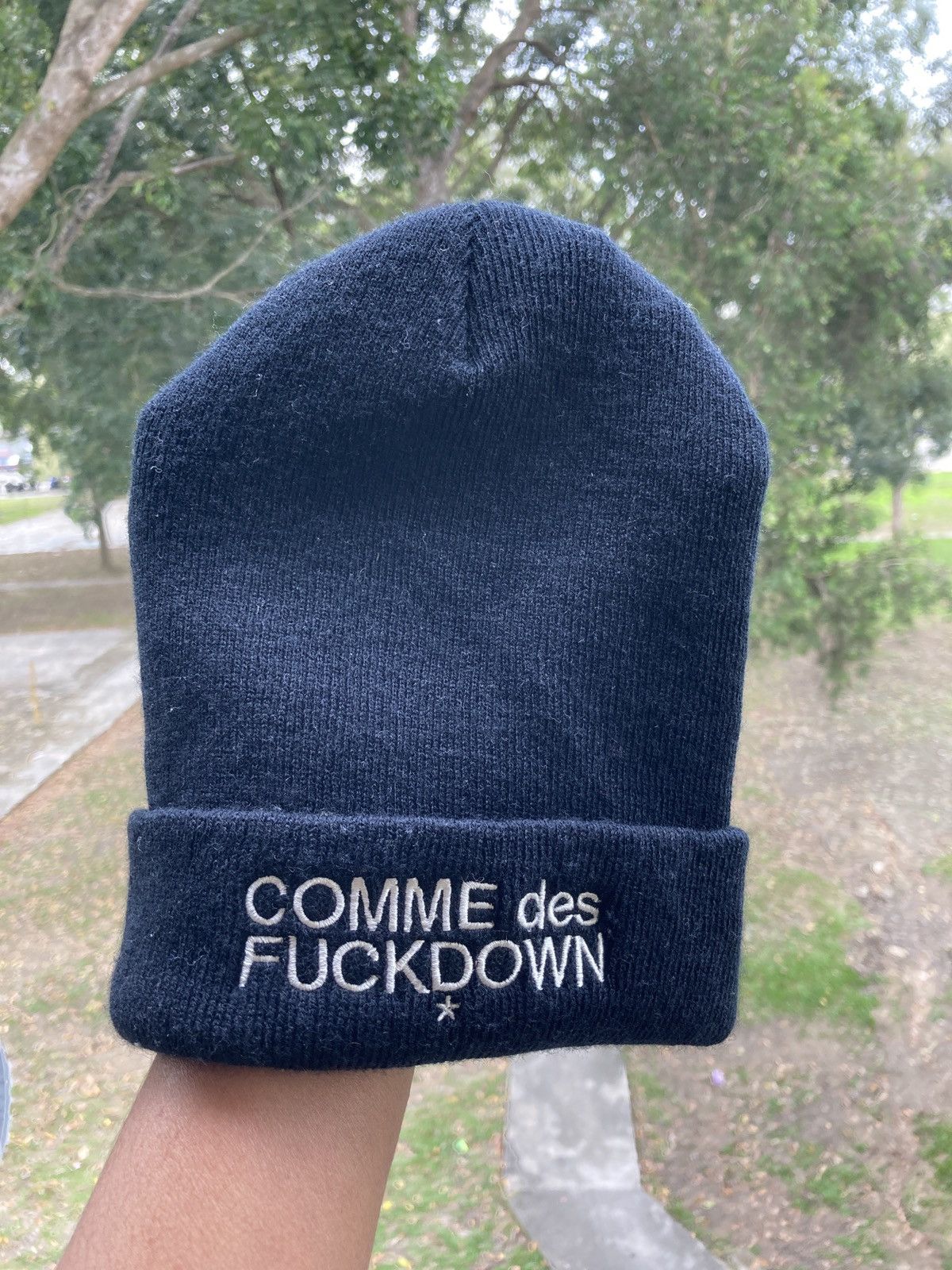 Japanese Brand COMMES DES FUCKDOWN BENNIE Size ONE SIZE - 5 Thumbnail