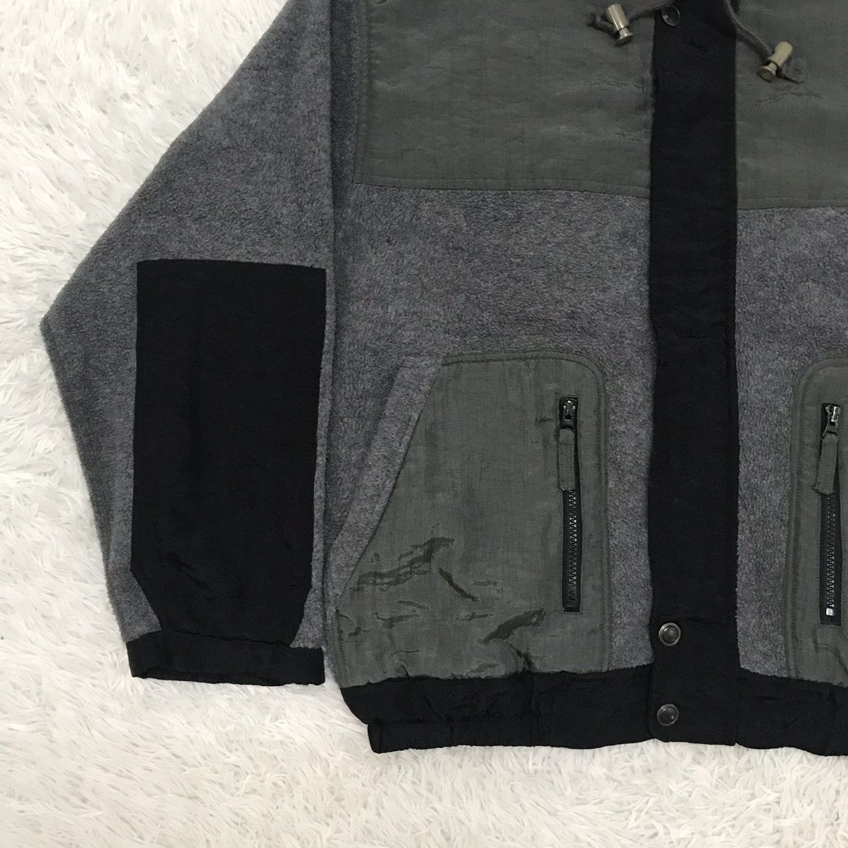 Japanese Brand Melka Sweden Collection Hybrid Style Fleece Jacket Size US L / EU 52-54 / 3 - 3 Thumbnail