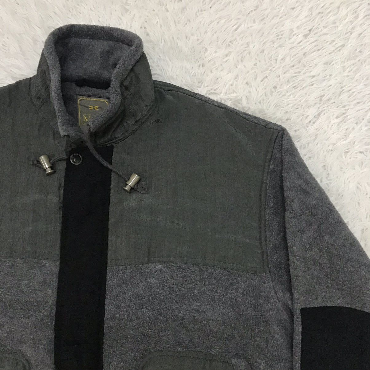 Japanese Brand Melka Sweden Collection Hybrid Style Fleece Jacket Size US L / EU 52-54 / 3 - 5 Thumbnail