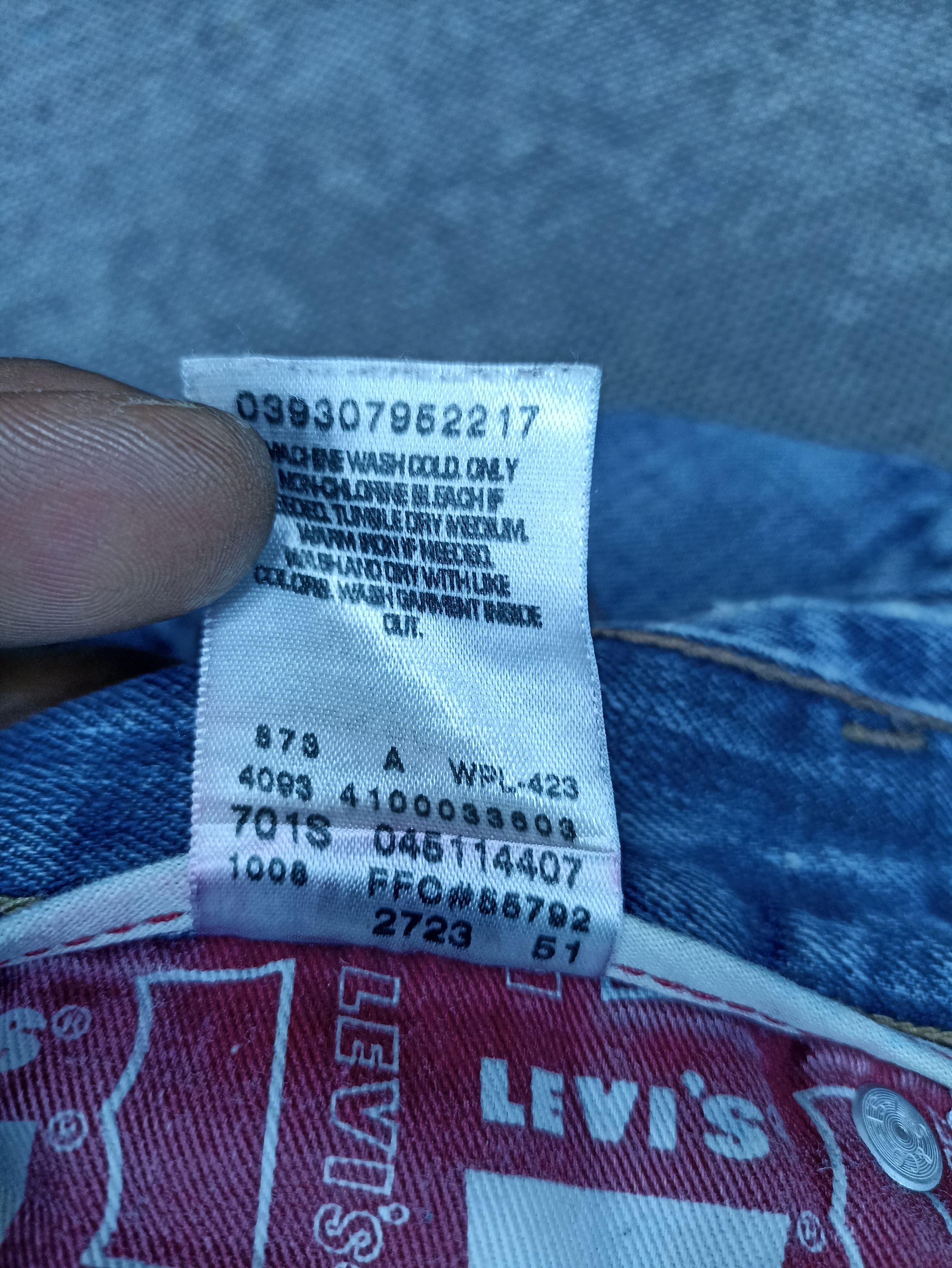 Jean × Levi's × Vintage Vintage Levi's 511 Distress Denim - J146 Size US 30 / EU 46 - 5 Thumbnail