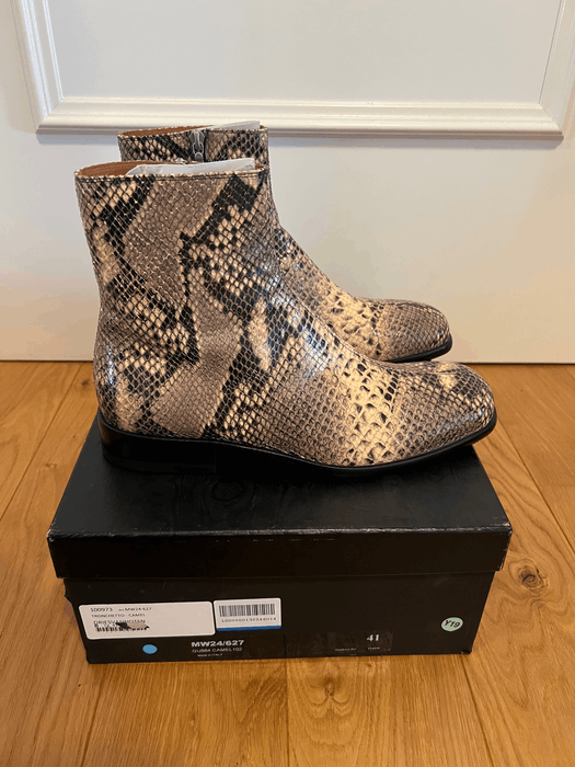 dries van noten snake boots