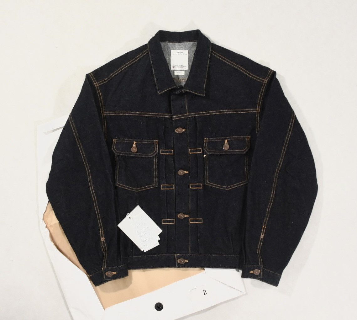 Visvim 22ss 101XX Jkt Unwashed Denim Jacket Size2