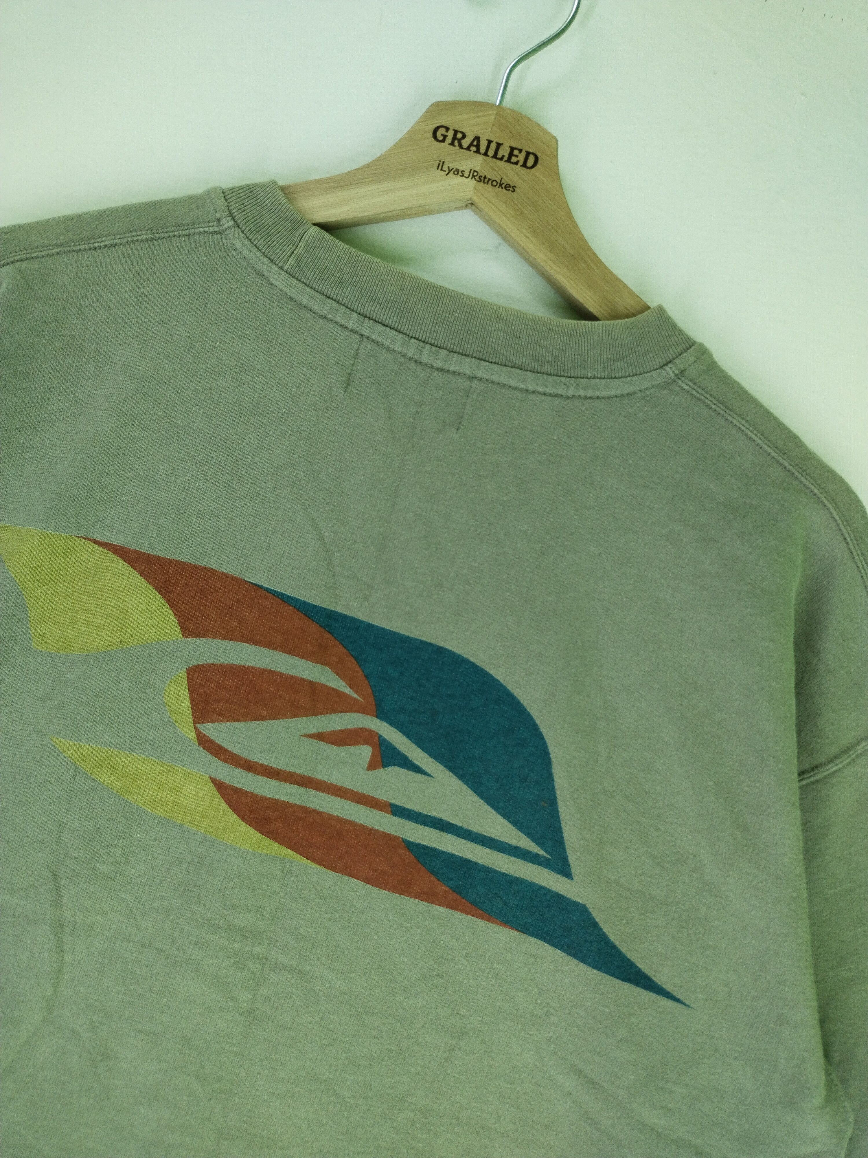 Japanese Brand × Quiksilver × Vintage VTG QUIKSILVER Sweatshirt Japan 💥 Size US M / EU 48-50 / 2 - 11 Thumbnail