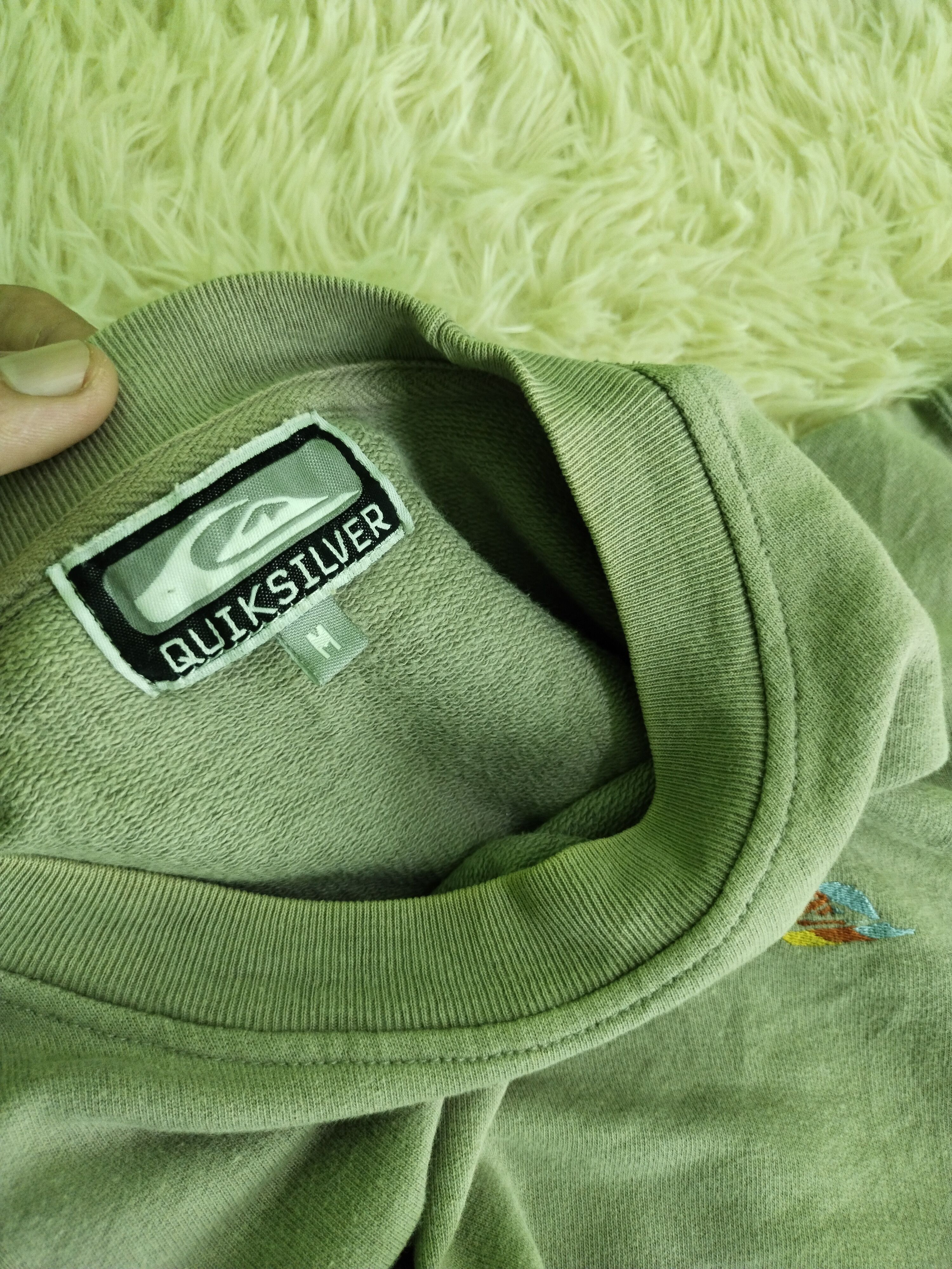 Japanese Brand × Quiksilver × Vintage VTG QUIKSILVER Sweatshirt Japan 💥 Size US M / EU 48-50 / 2 - 12 Thumbnail