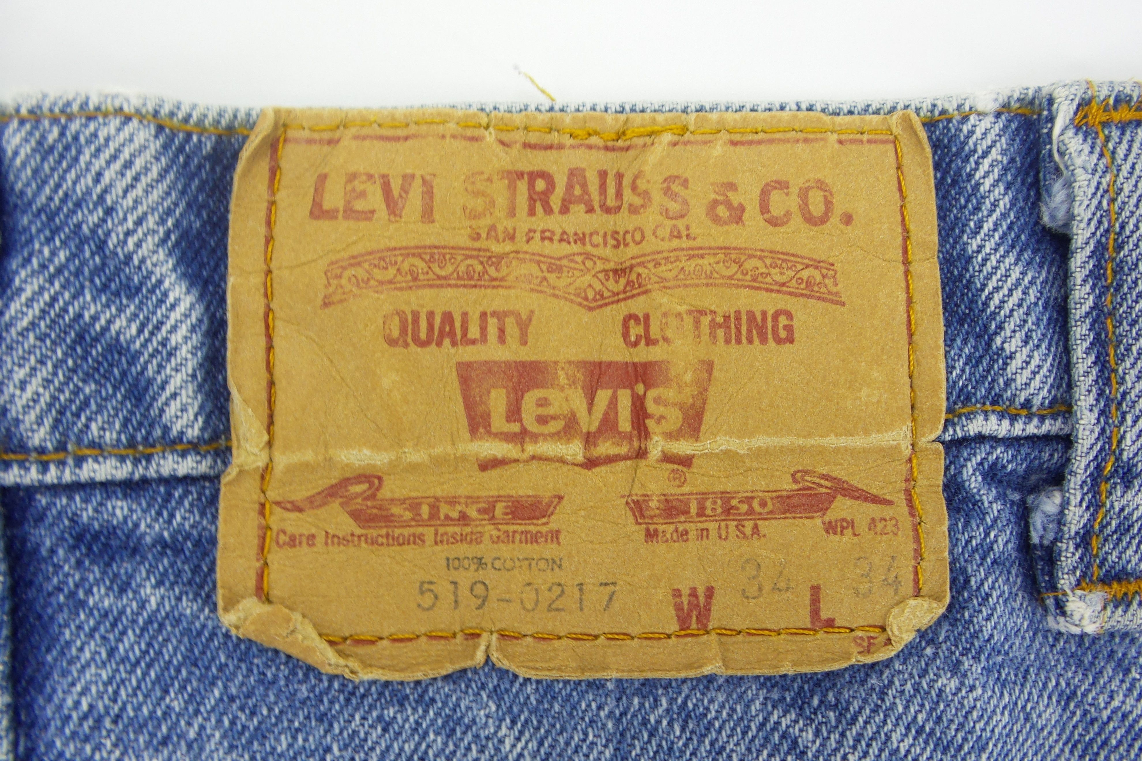 Levi's Levi's 519 - 0217 Orange Tab Stonewashed Jeans W33xL44.5 Size US 34 / EU 50 - 6 Thumbnail