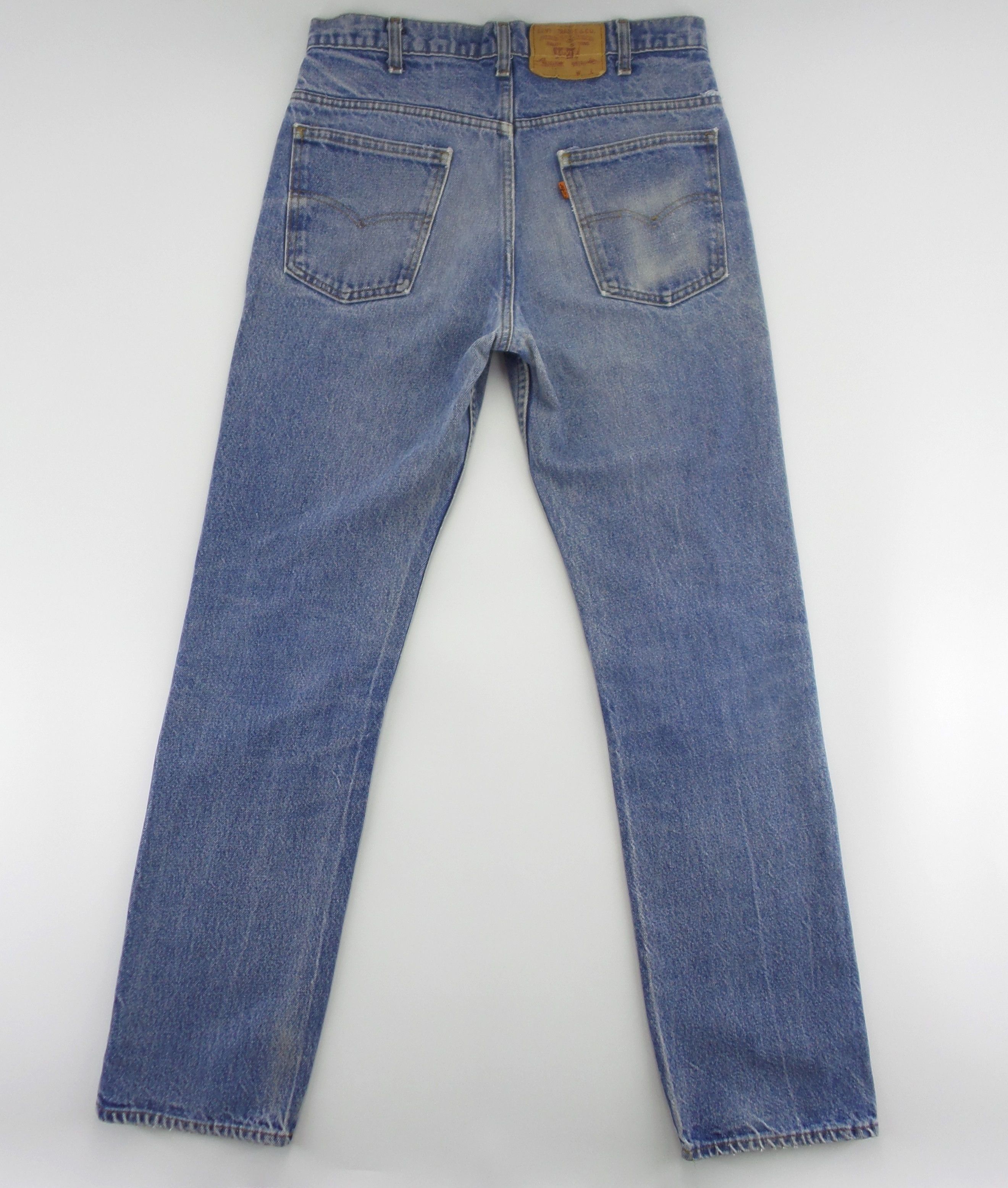 Levi's Levi's 519 - 0217 Orange Tab Stonewashed Jeans W33xL44.5 Size US 34 / EU 50 - 4 Thumbnail
