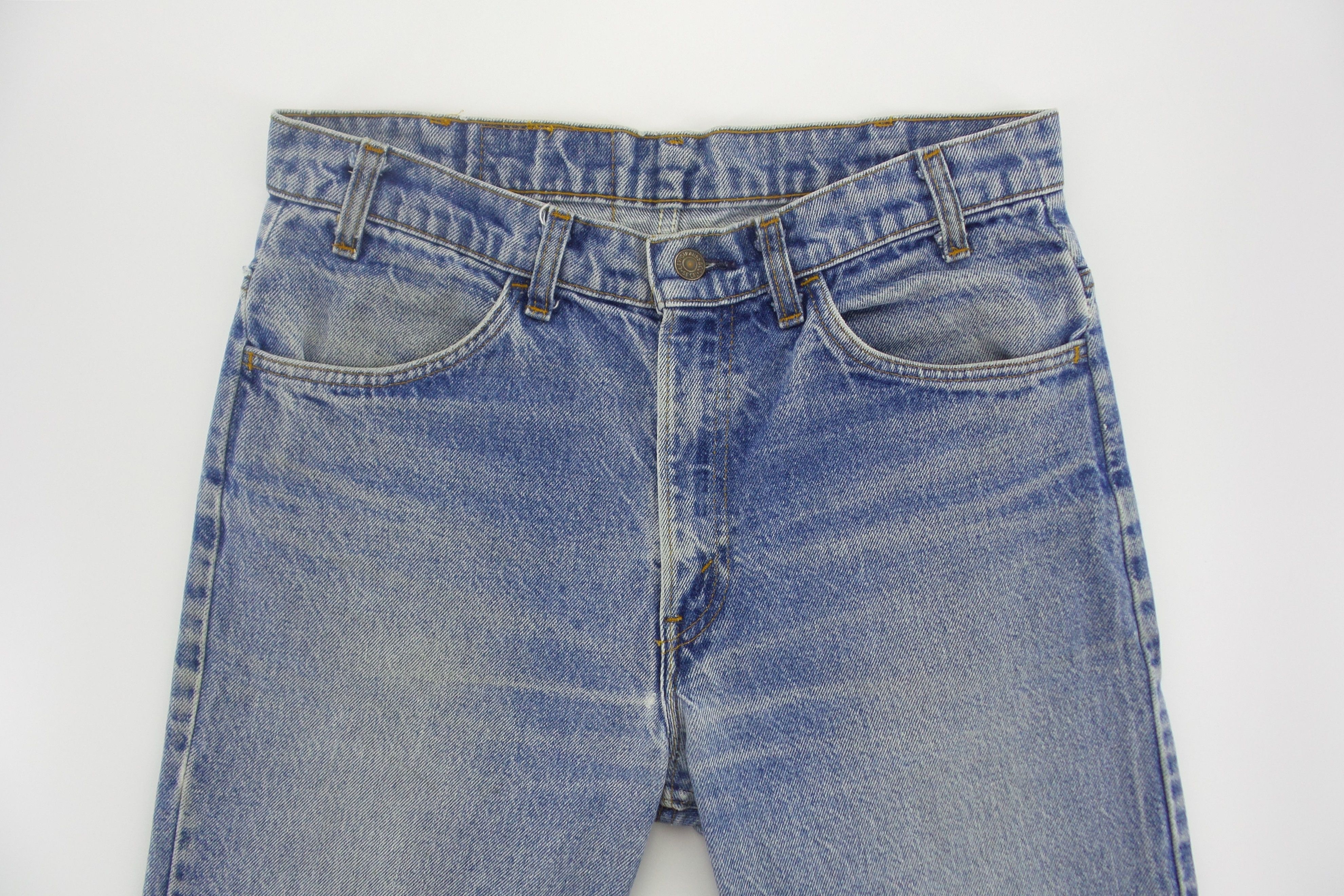 Levi's Levi's 519 - 0217 Orange Tab Stonewashed Jeans W33xL44.5 Size US 34 / EU 50 - 2 Thumbnail