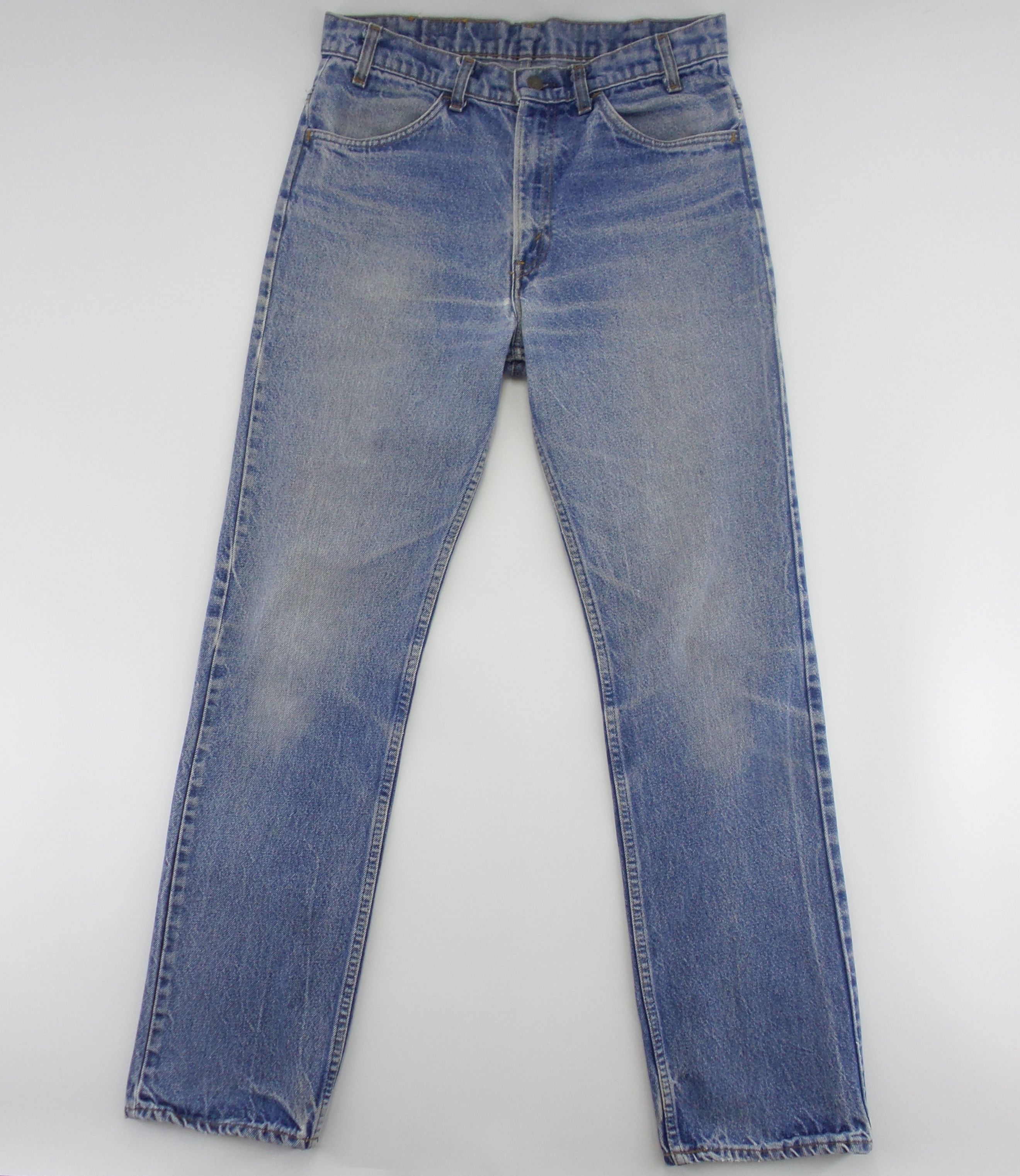 Levi's Levi's 519 - 0217 Orange Tab Stonewashed Jeans W33xL44.5 Size US 34 / EU 50 - 1 Thumbnail