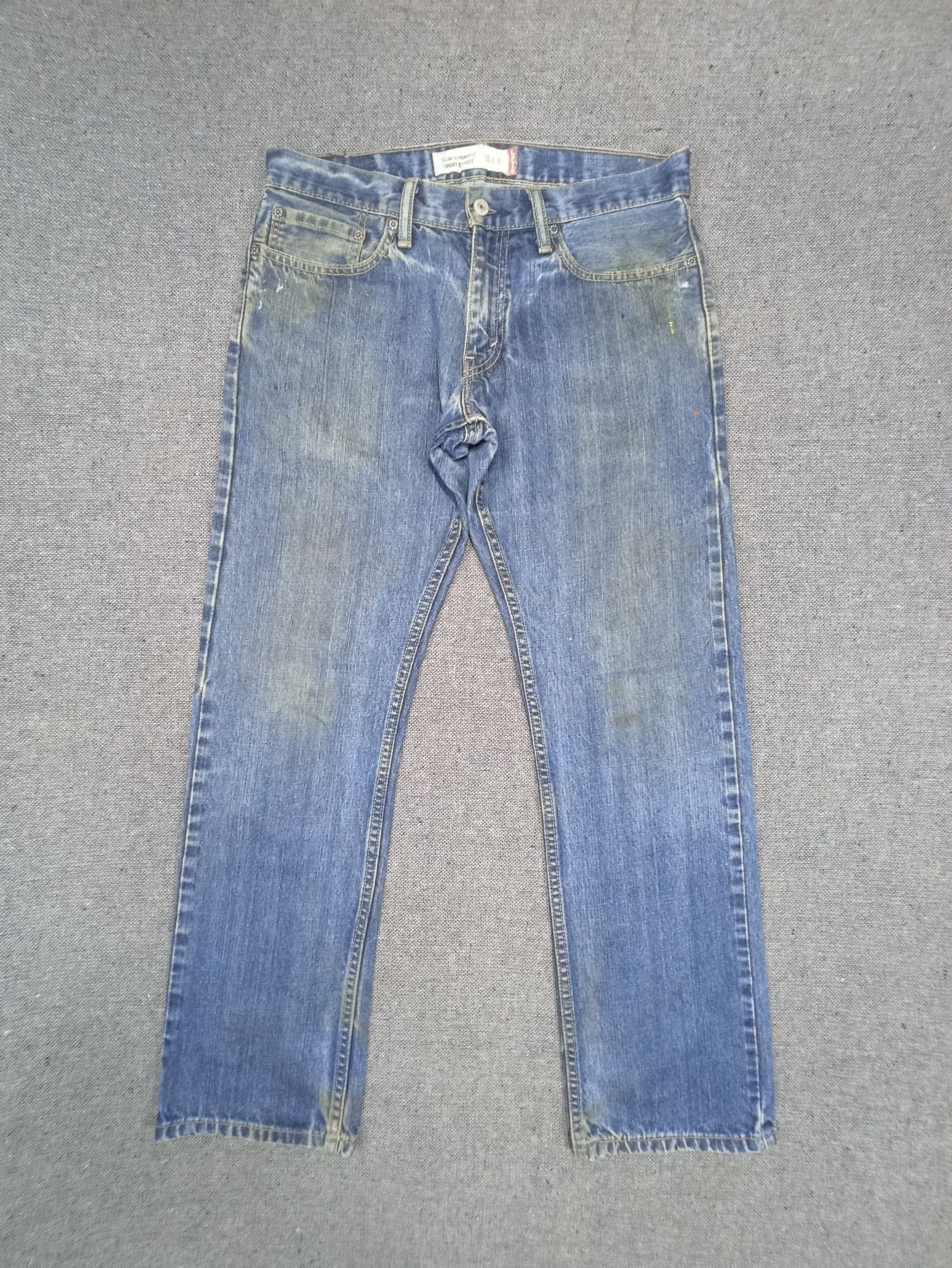 Jean × Levi's × Vintage Vintage Levis 514 Blue Wash Jeans -J148 Size US 34 / EU 50 - 1 Thumbnail