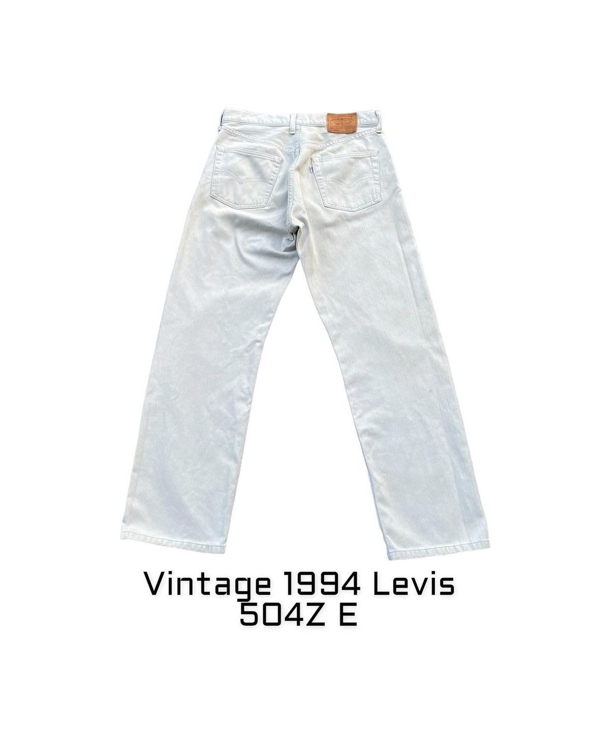Levi's × Vintage Vintage 1994 Levis 504Z E Denim Size US 31 - 1 Thumbnail
