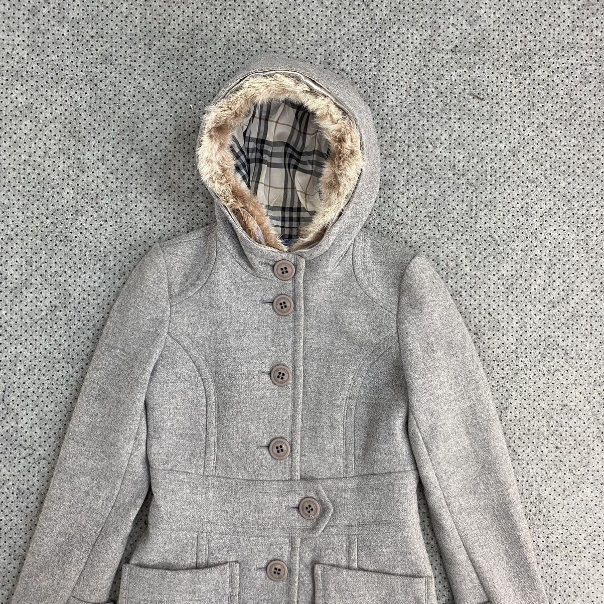 Burberry Burberry London Blue Label wool hoodie jacket size 38 Size S / US 4 / IT 40 - 4 Thumbnail