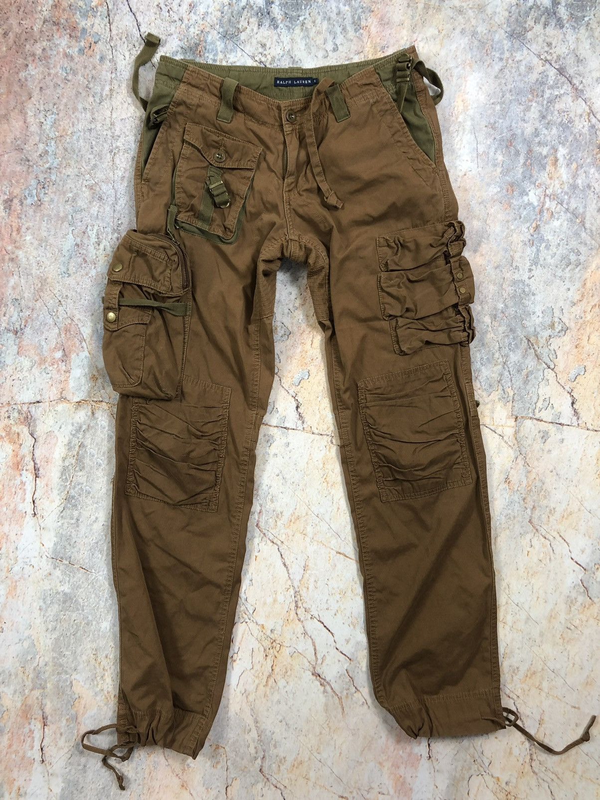 Polo Ralph Lauren × Vintage Ralph Lauren vintage cargo joggers pants Size US 32 / EU 48 - 1 Thumbnail