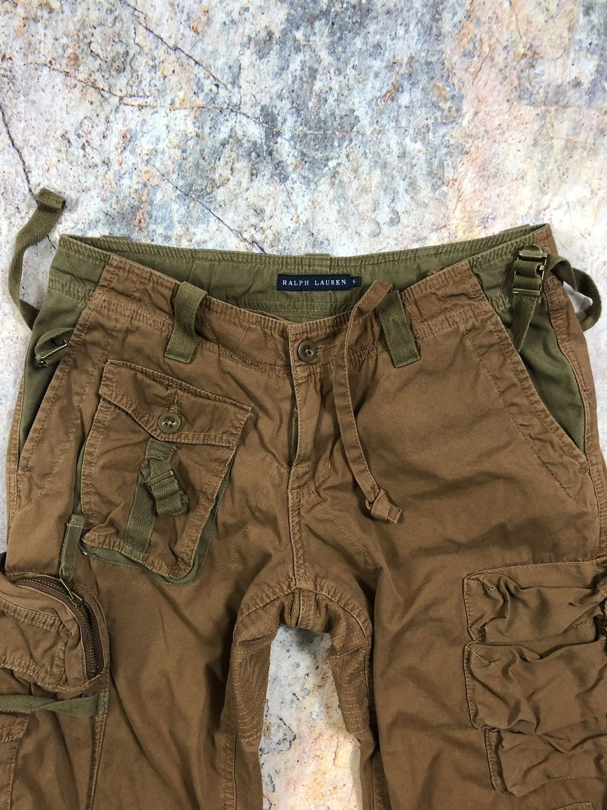 Polo Ralph Lauren × Vintage Ralph Lauren vintage cargo joggers pants Size US 32 / EU 48 - 2 Thumbnail