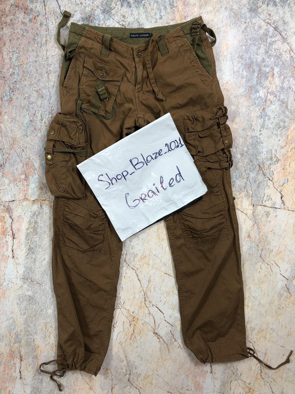 Polo Ralph Lauren × Vintage Ralph Lauren vintage cargo joggers pants Size US 32 / EU 48 - 6 Thumbnail