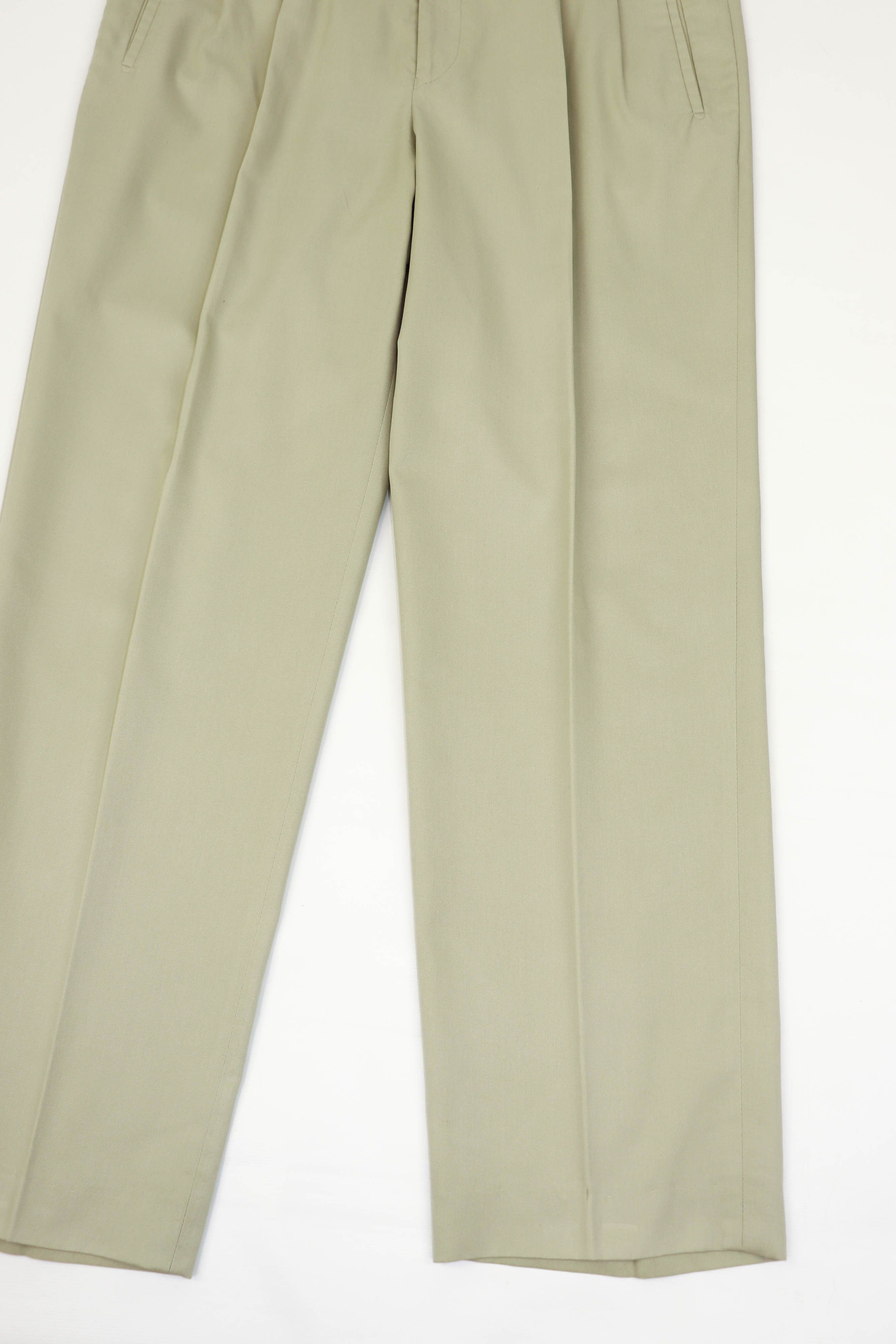Lacoste Vintage Lacoste Sand Beige Front Double Pleat Chino Pants Size US 36 / EU 52 - 5 Thumbnail