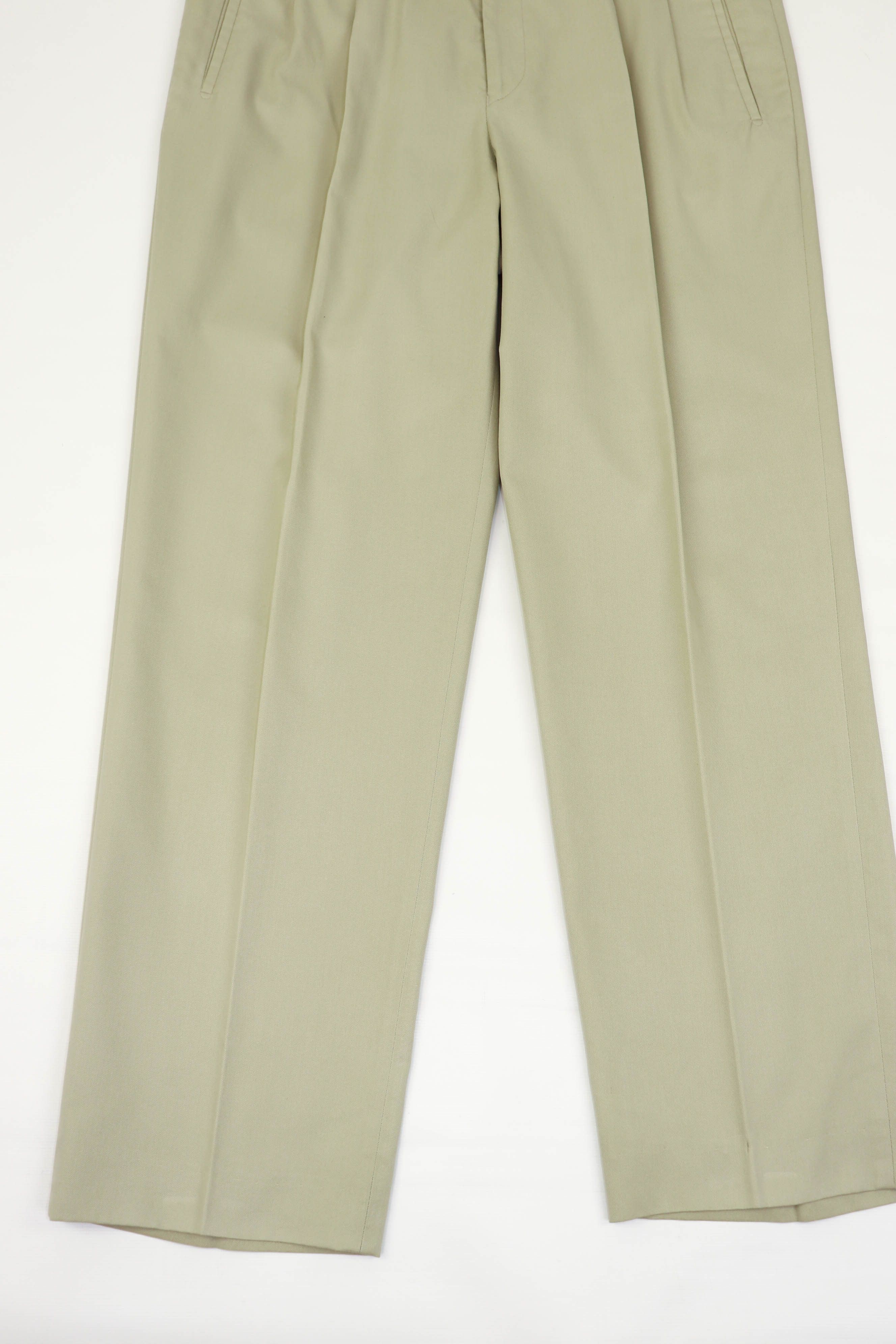 Lacoste Vintage Lacoste Sand Beige Front Double Pleat Chino Pants Size US 36 / EU 52 - 4 Thumbnail