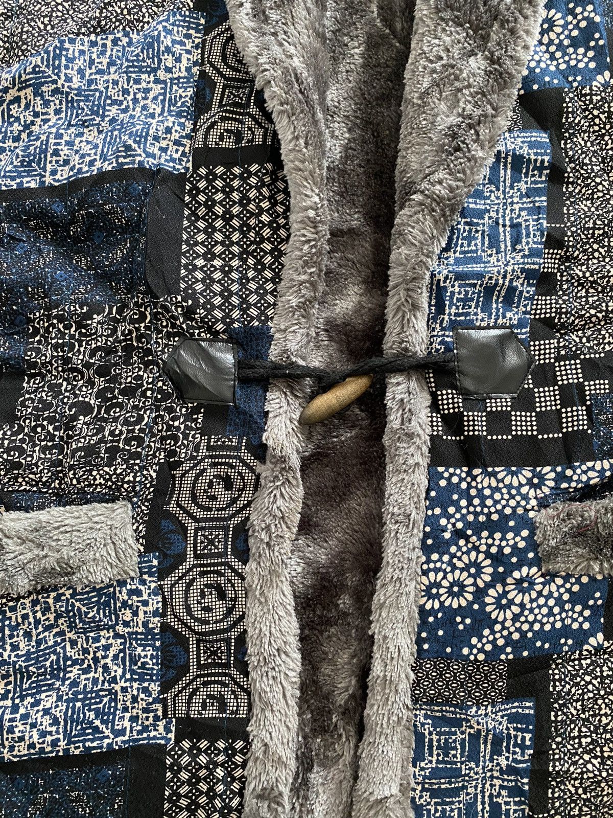 Blue Blue Japan × Japanese Brand × Vintage Vintage samurai 70s traditional Pachwork 🇯🇵 vest Size US L / EU 52-54 / 3 - 6 Thumbnail