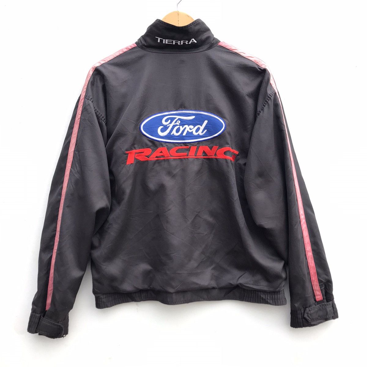 Vintage Ford Racing Jacket Motorsport Nascar Ford Tierra